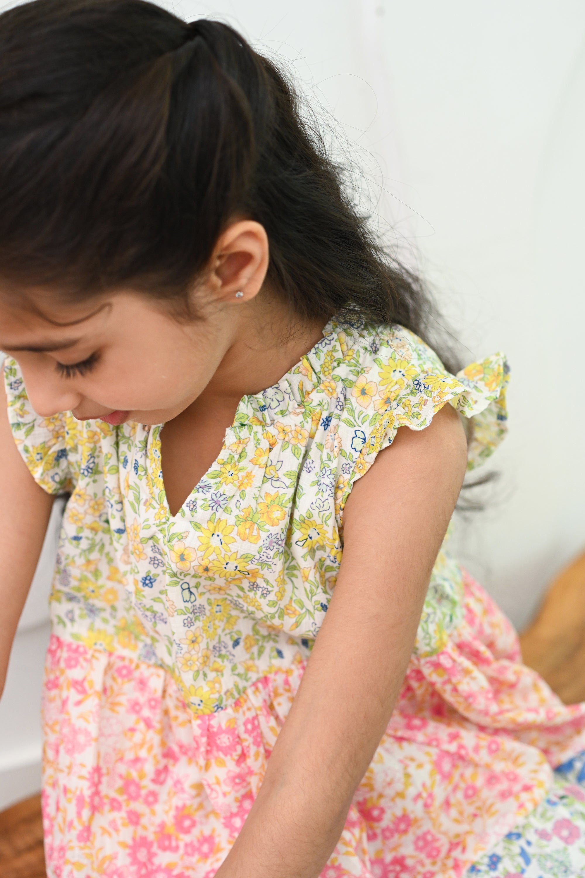 Meadow Tier Dress- Camille Bloom