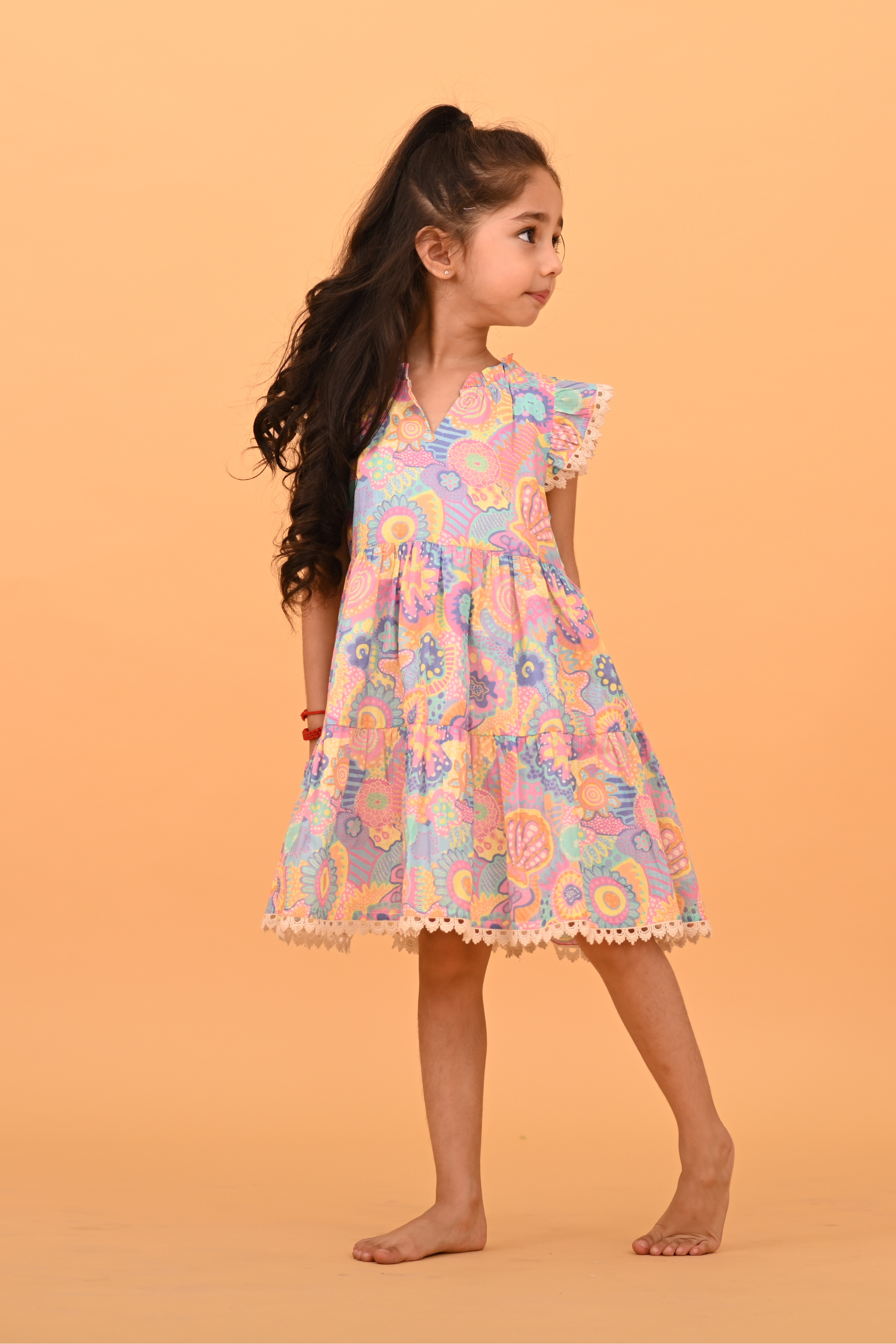 Sabrina Dress - Rainbow Sorbet