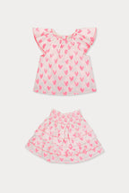 Lola Set- Heart Jacquard