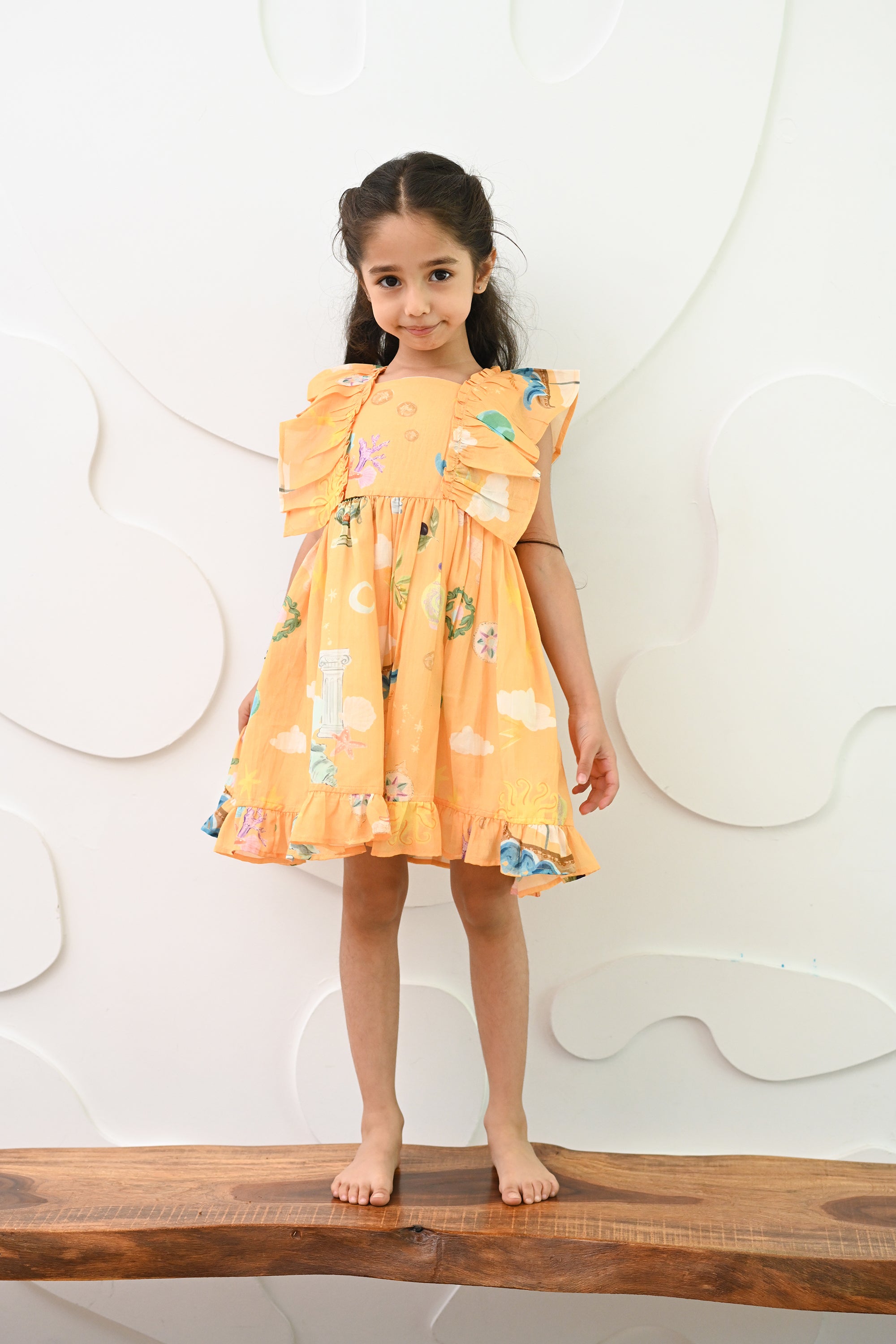 Aella Dress - Pimm's orange
