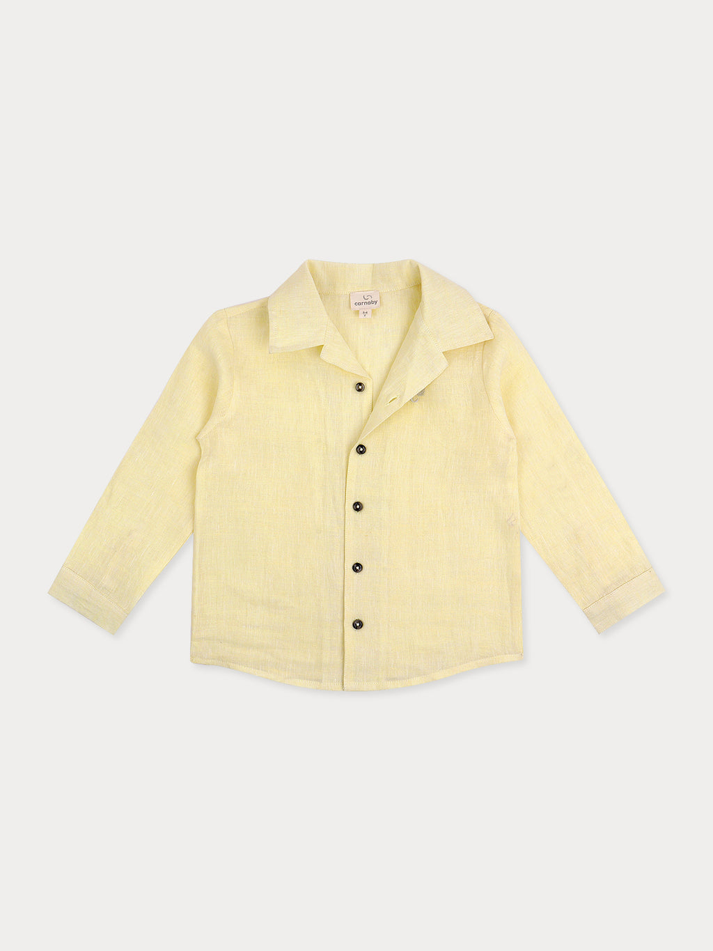 Stan Shirt- Yellow Linen