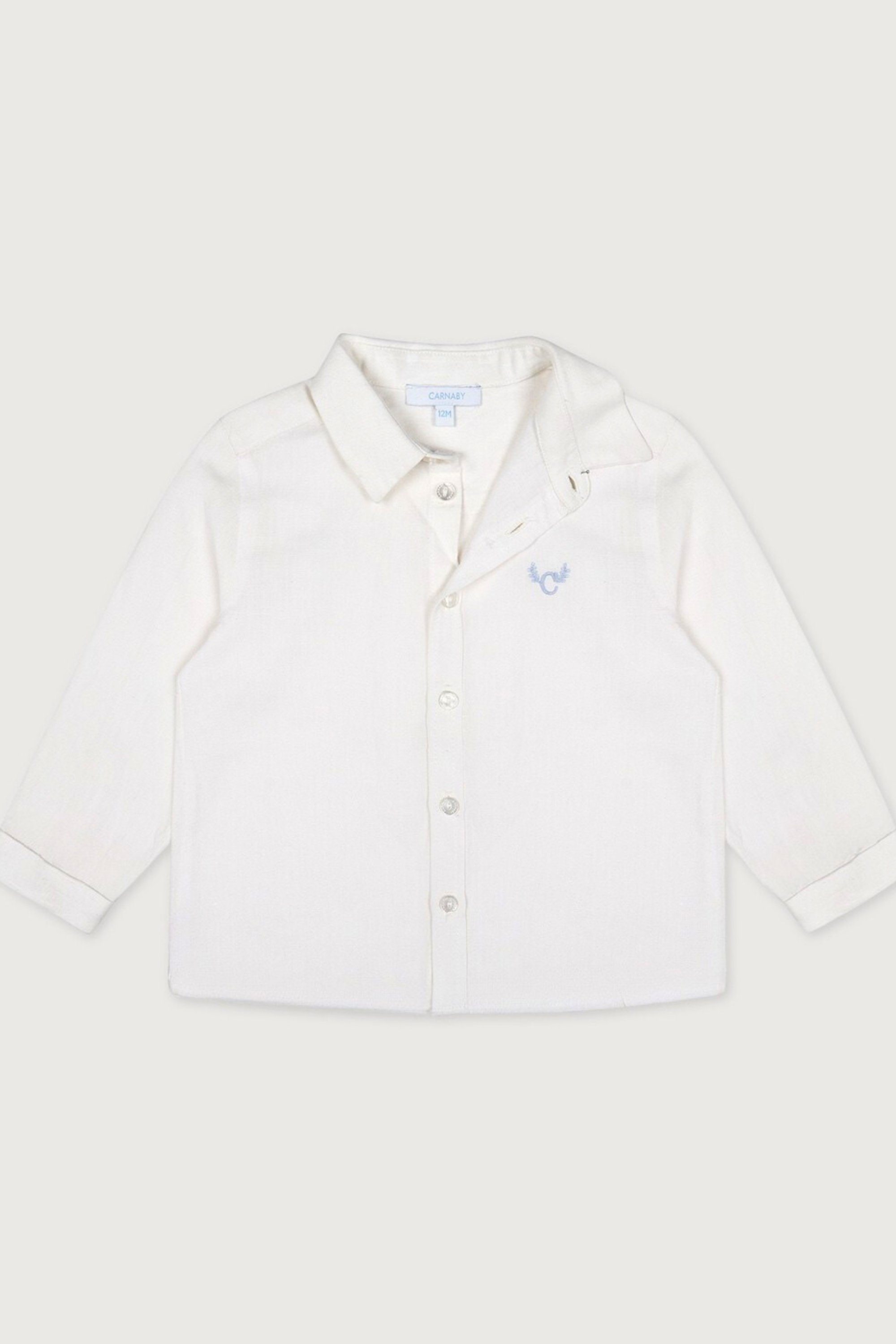 Andre Linen Shirt - Cloud
