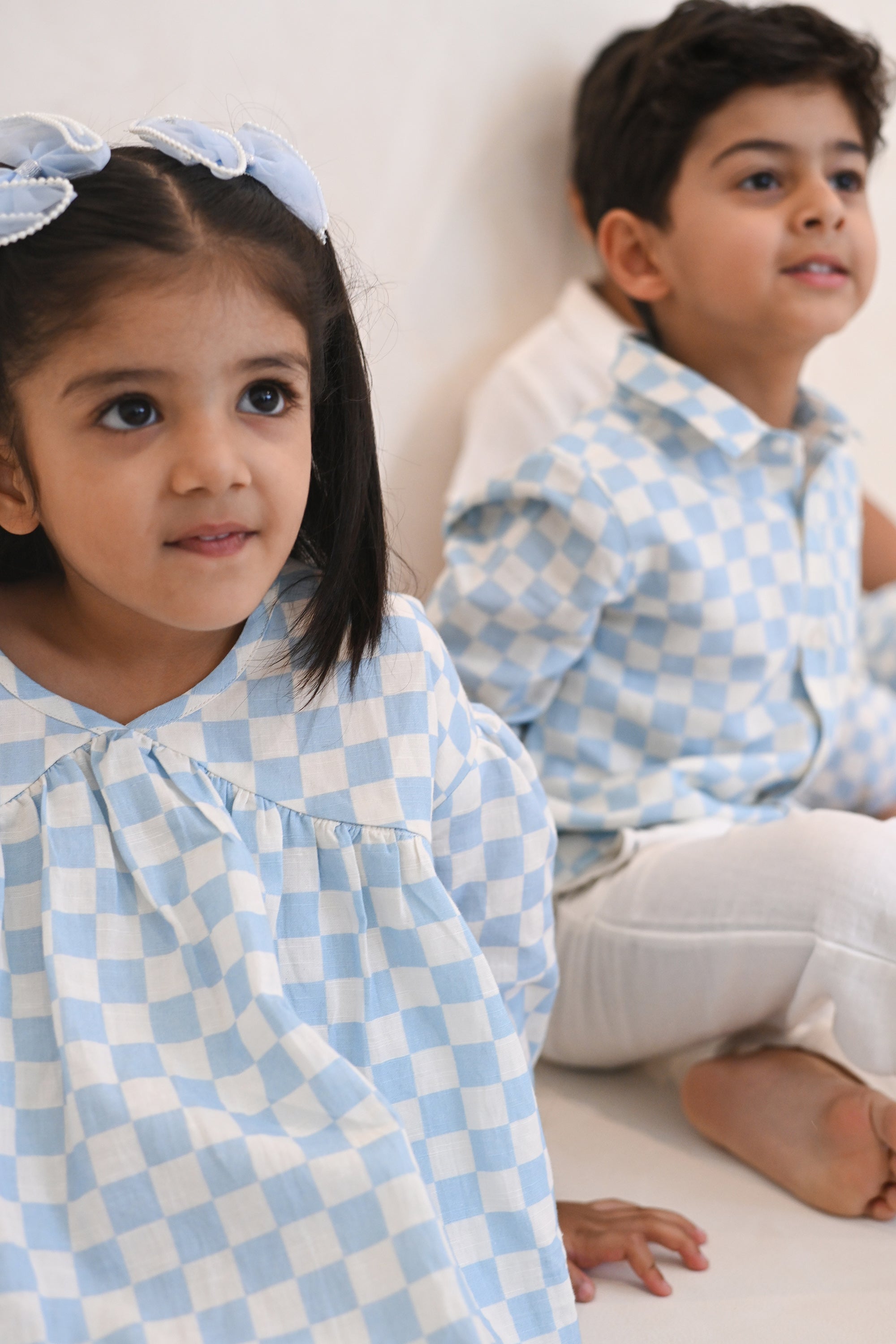 Mila Dress - Sky