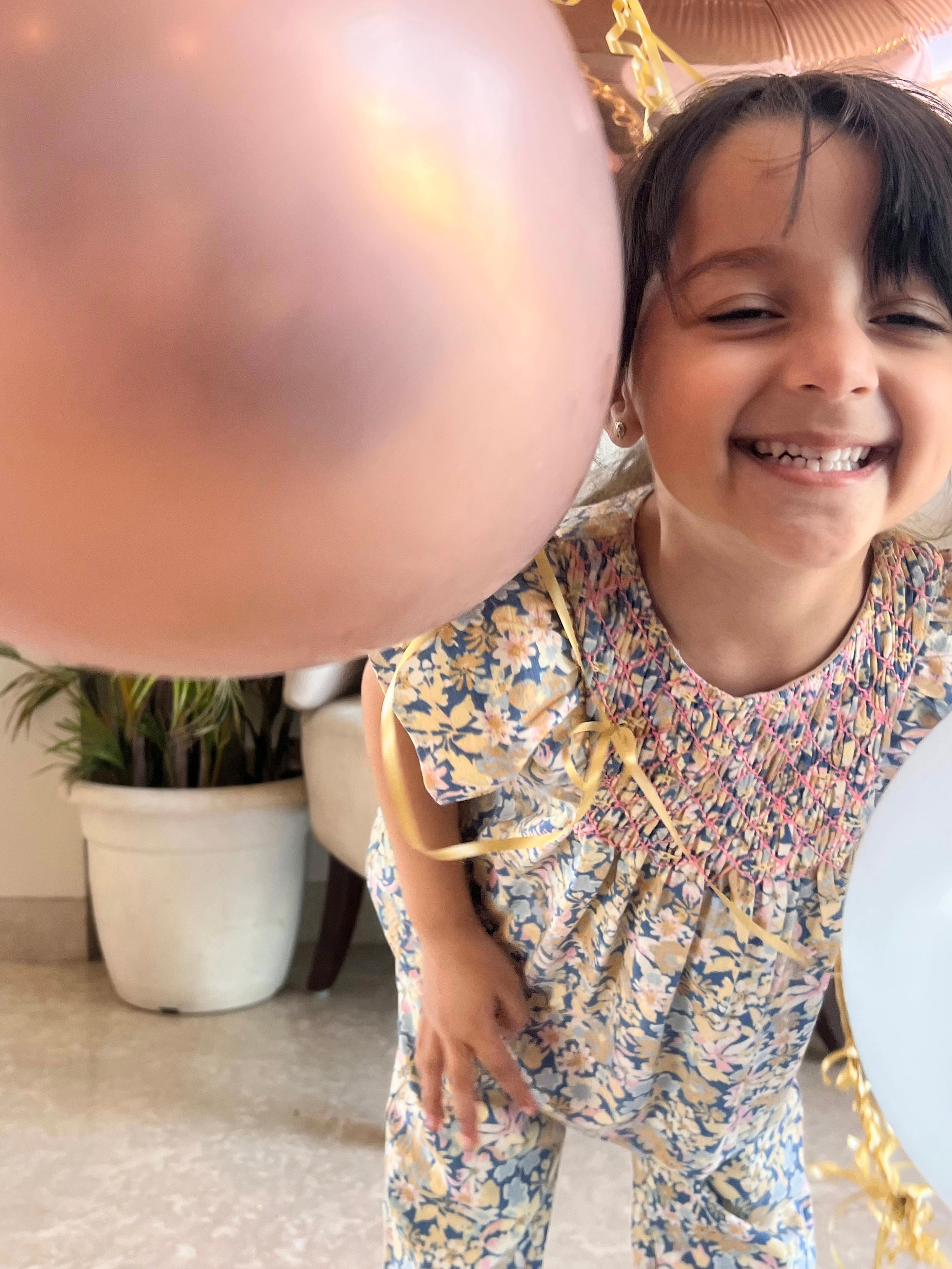 Penelope Handsmocked Set - Vintage