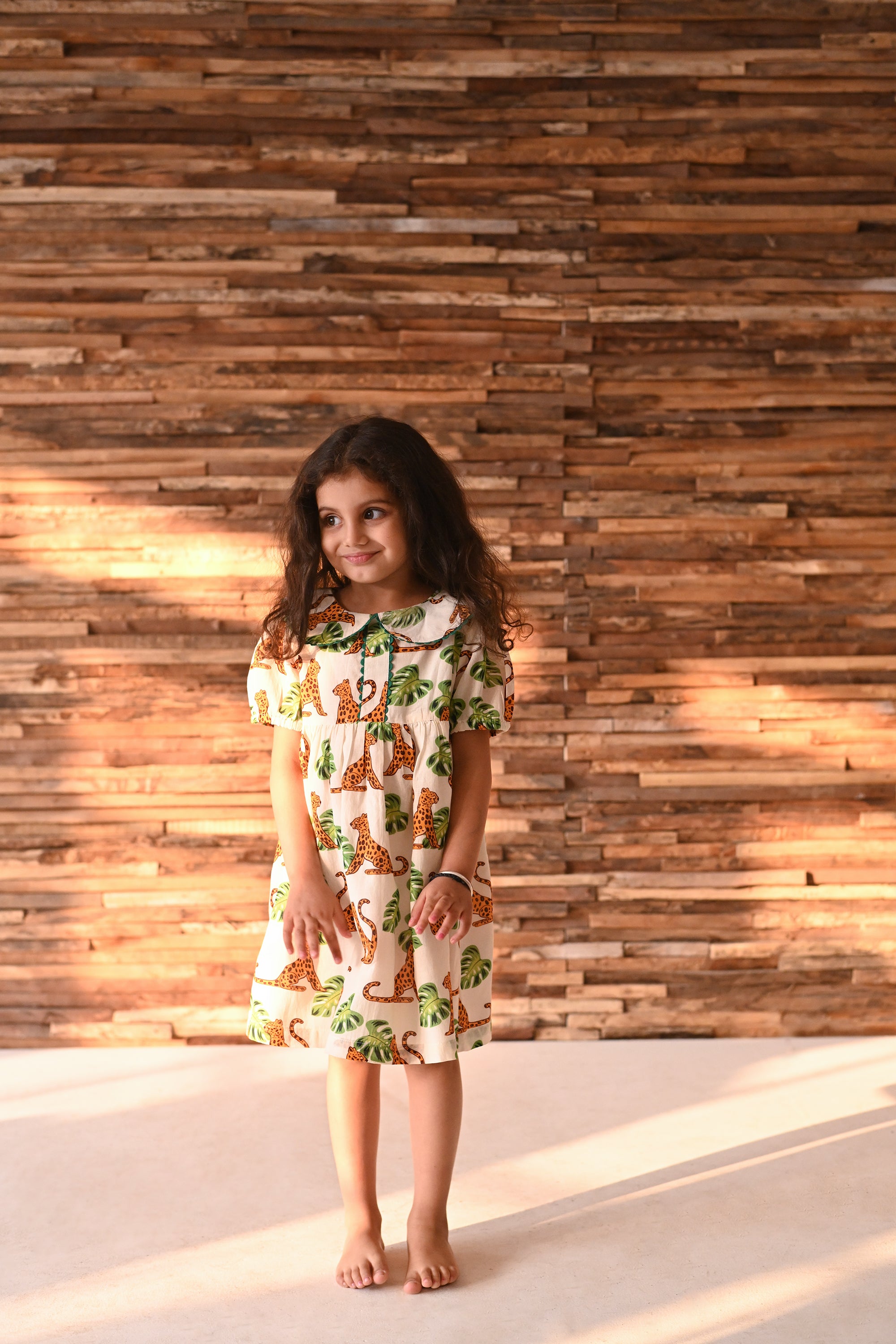 Nottens leo dress - White