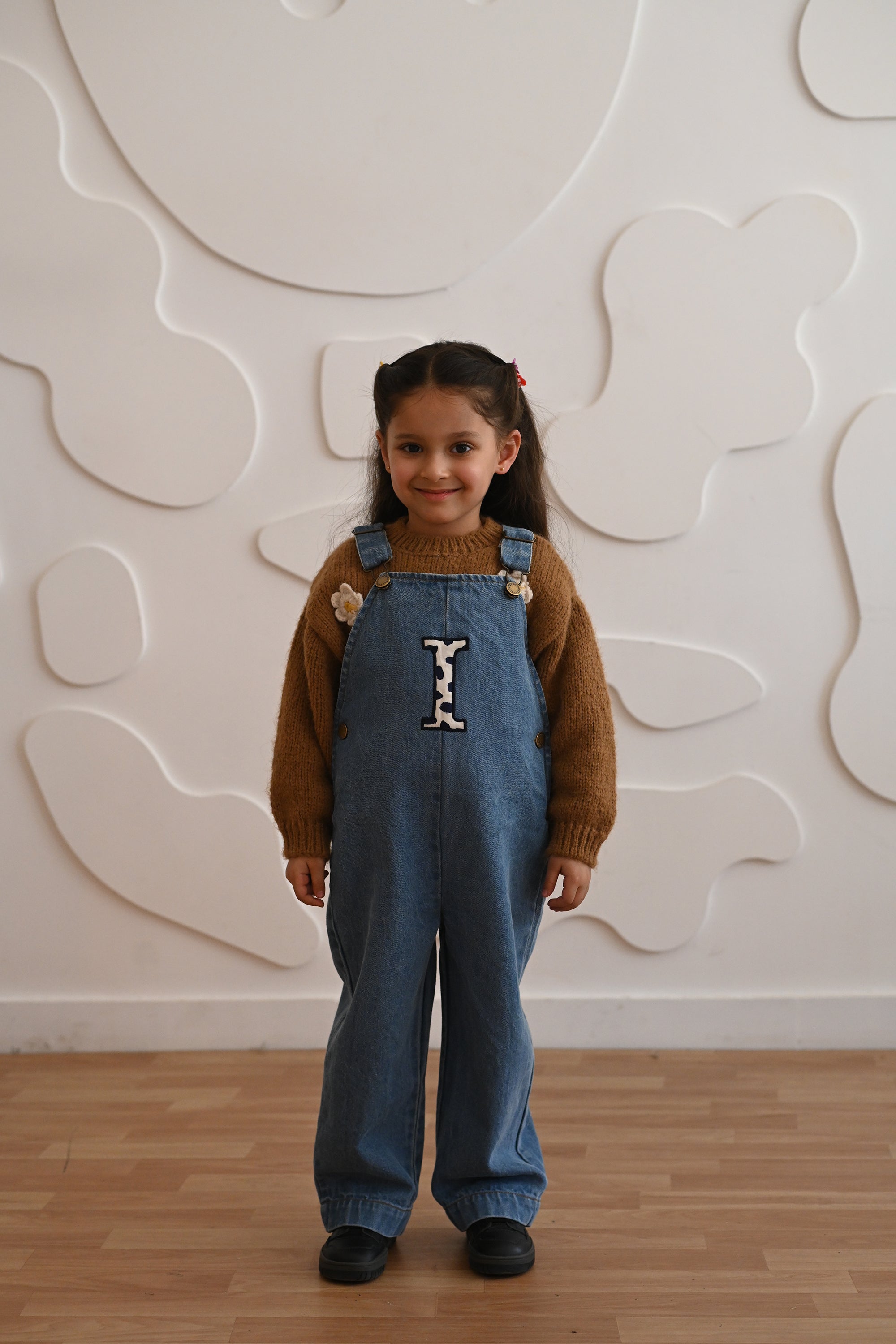 Blue Speckle Overalls