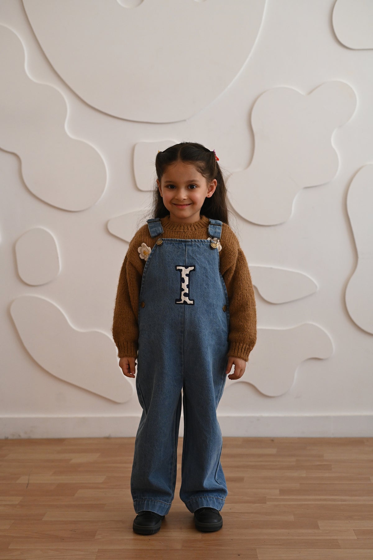Blue Speckle Overalls