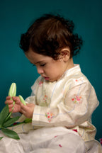 Neembu Chitthi Flared Kurta Set