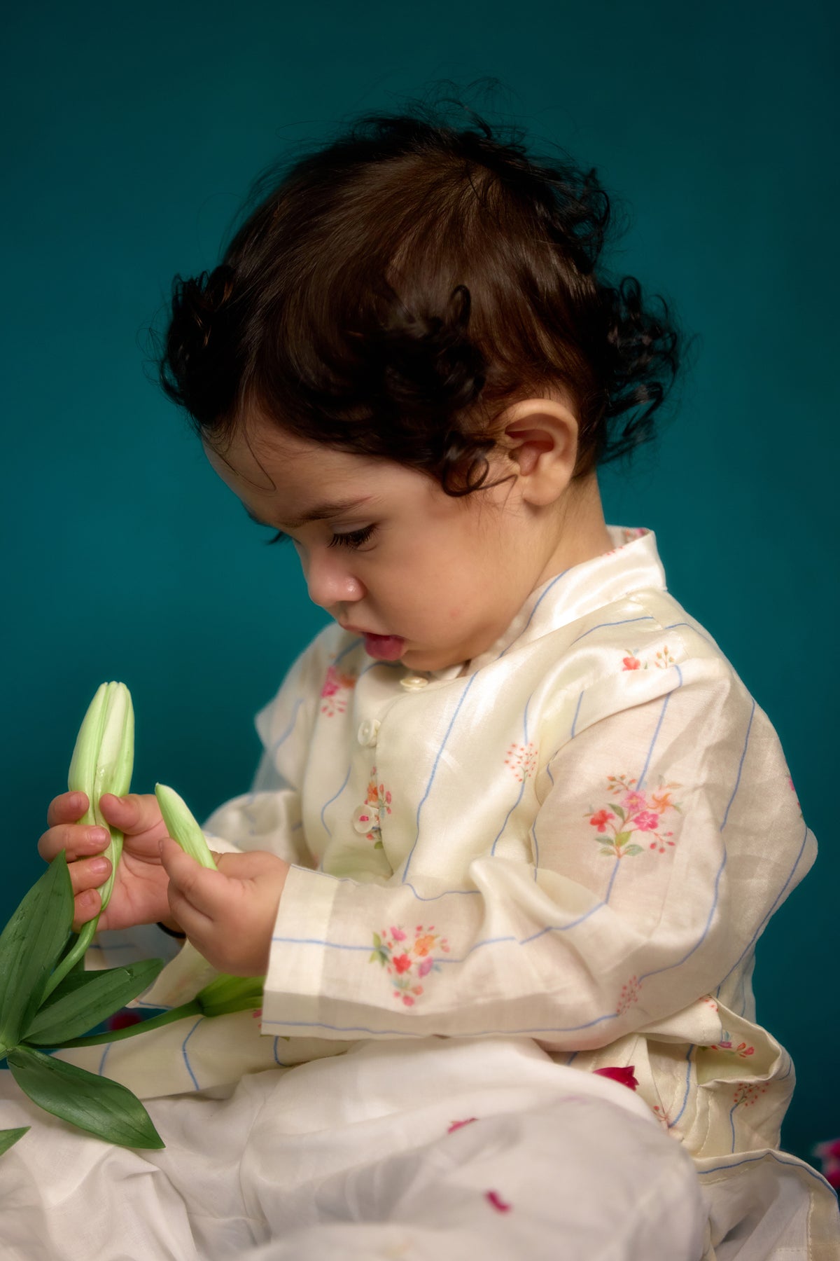 Neembu Chitthi Flared Kurta Set