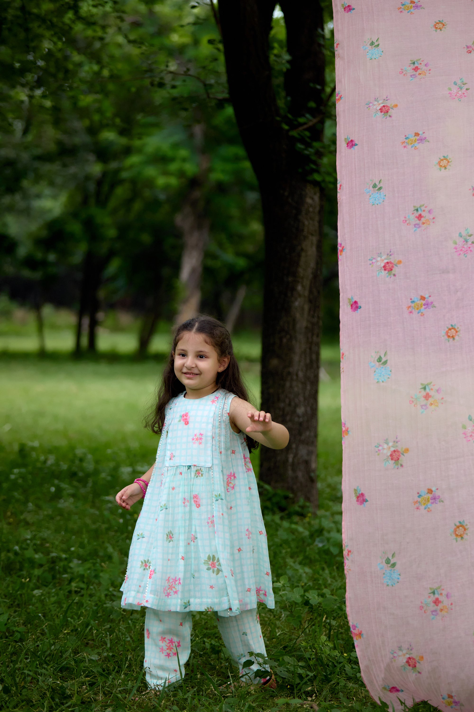 Naariyal Baageecha Flared Kurta Set