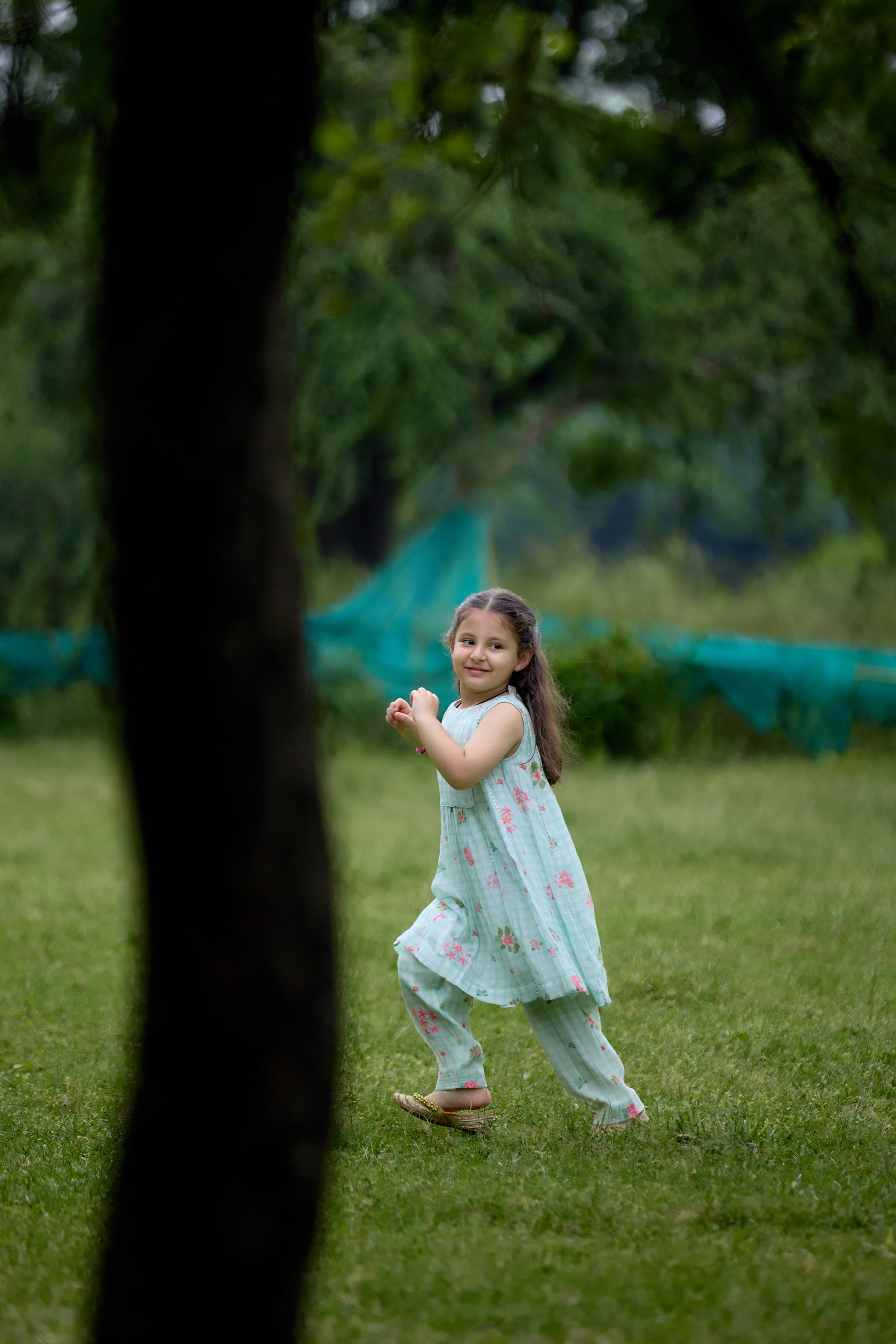 Naariyal Baageecha Flared Kurta Set