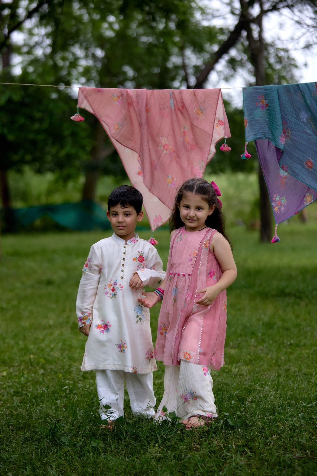 Seher Gulaab Flared Kurta Set