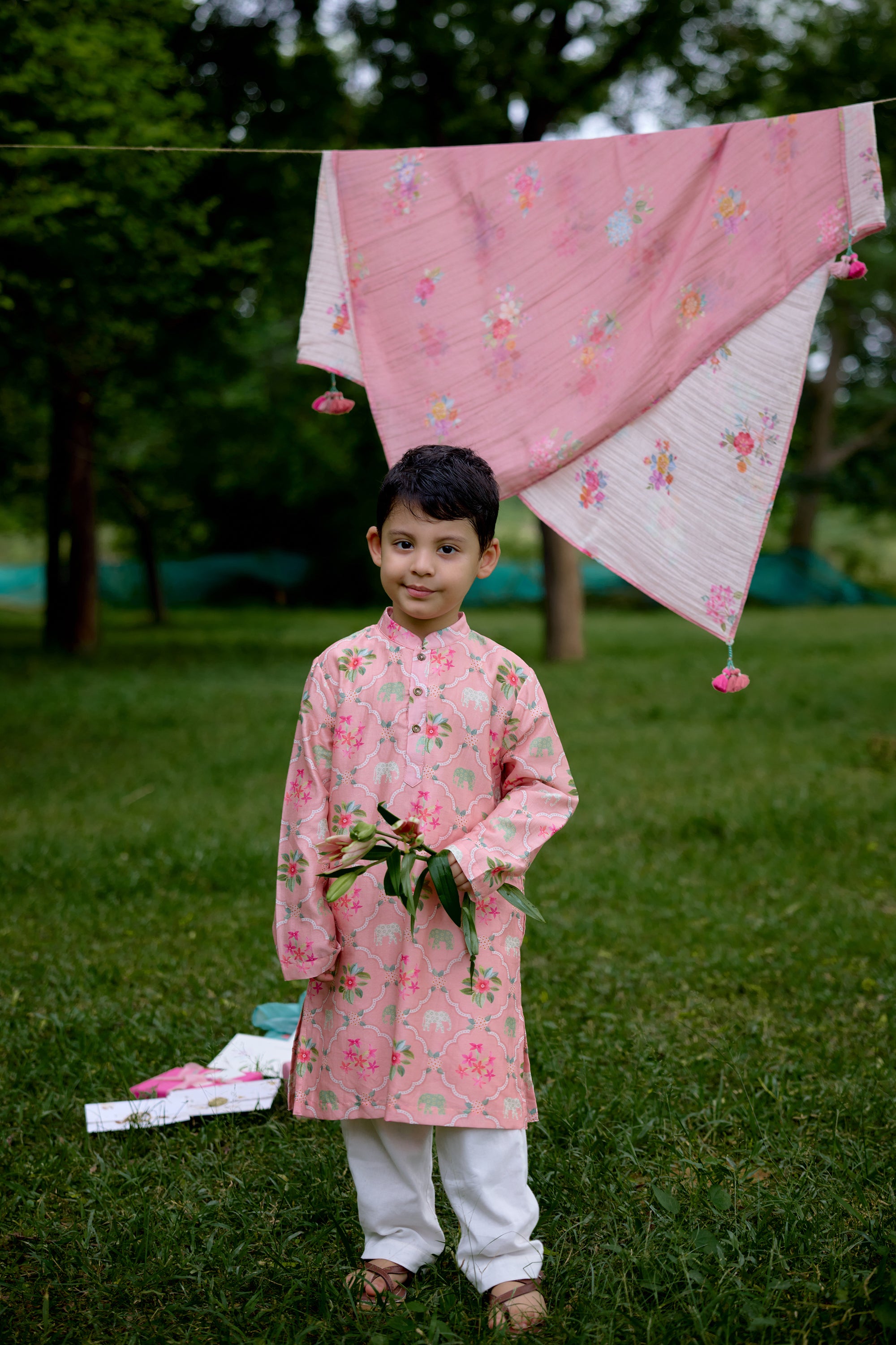 Gulaab Verandah Kurta Set