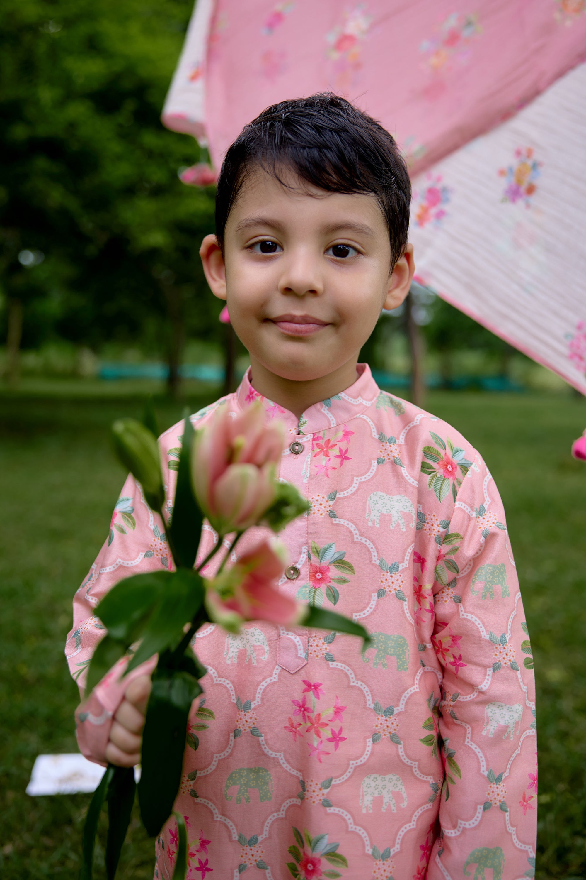 Gulaab Verandah Kurta Set