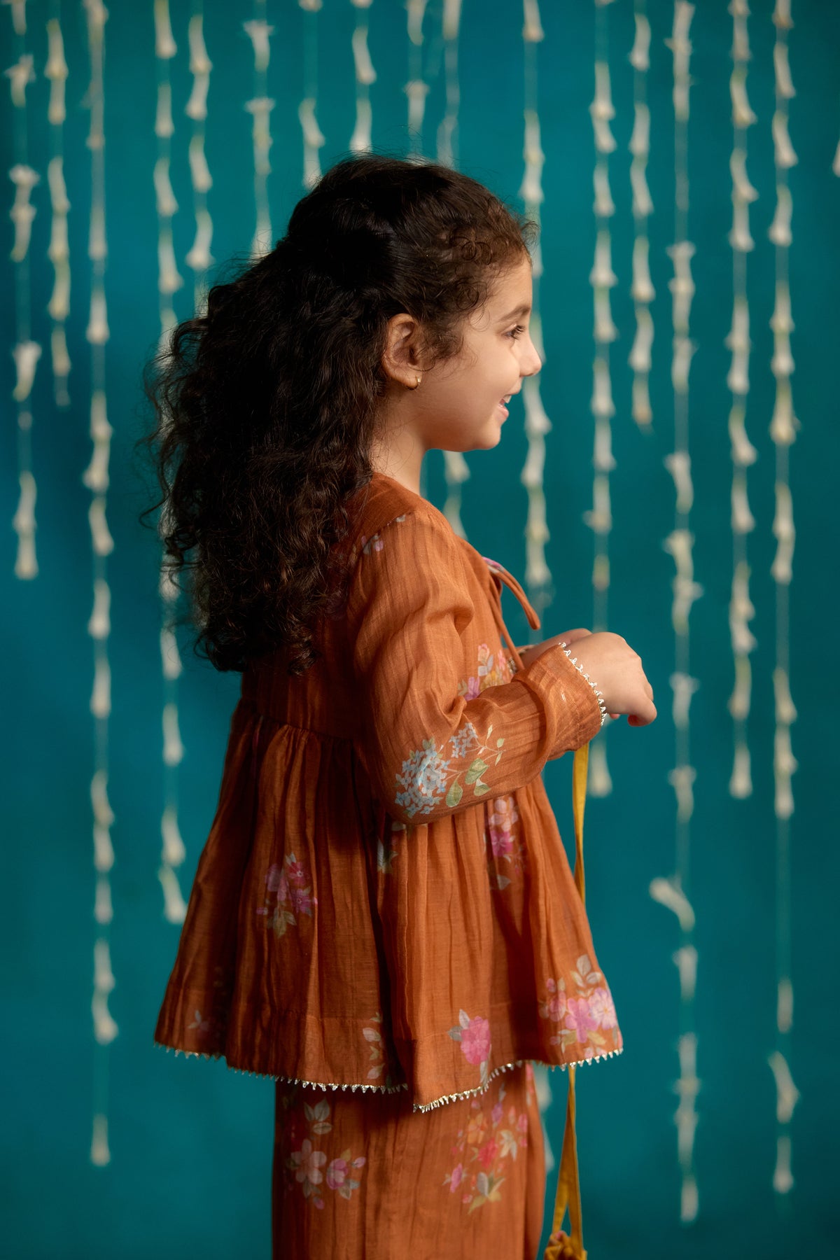 Kesar Chitthi Peplum Set