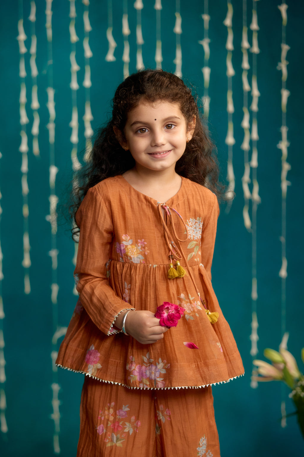 Kesar Chitthi Peplum Set