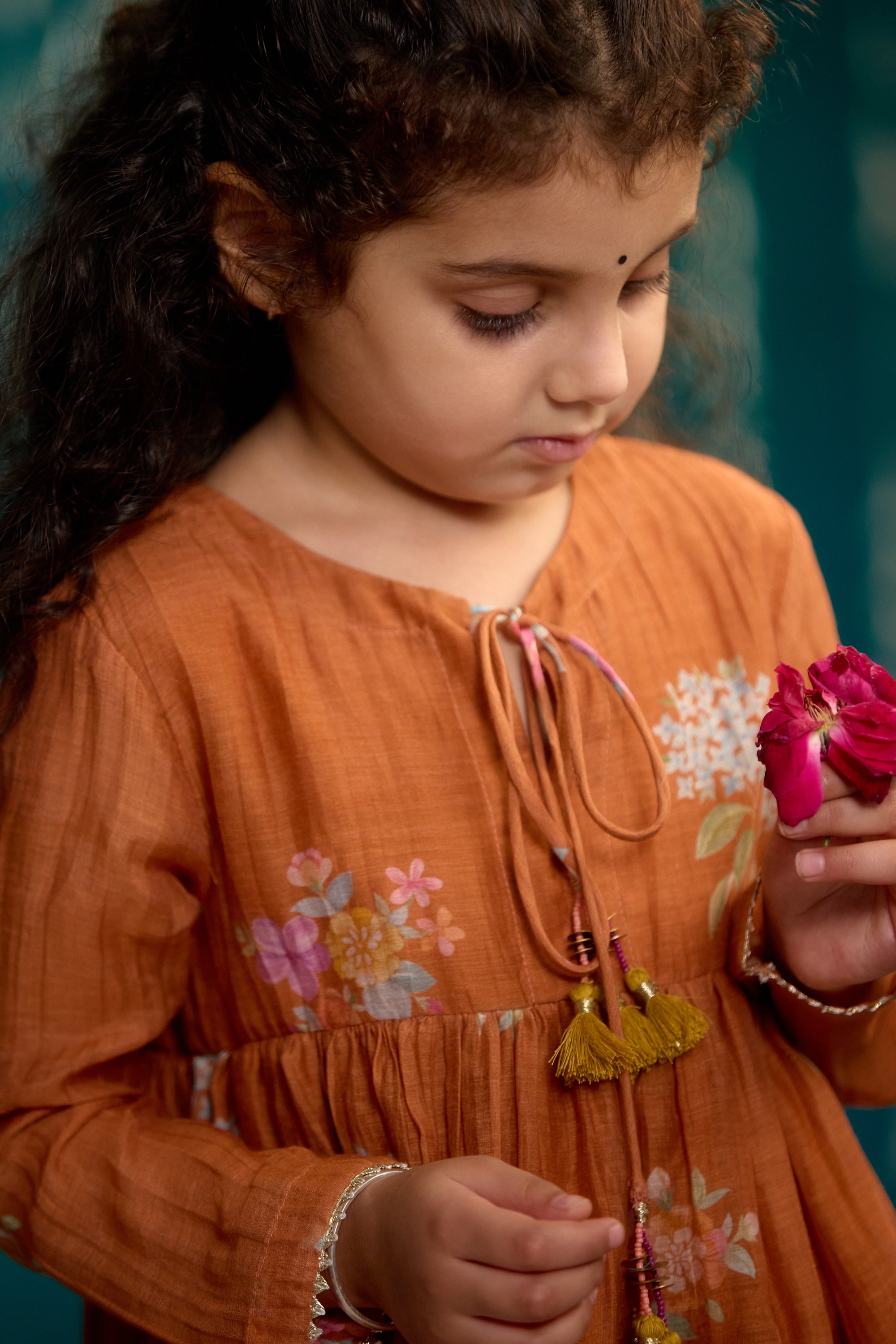 Kesar Chittthi Peplum Set