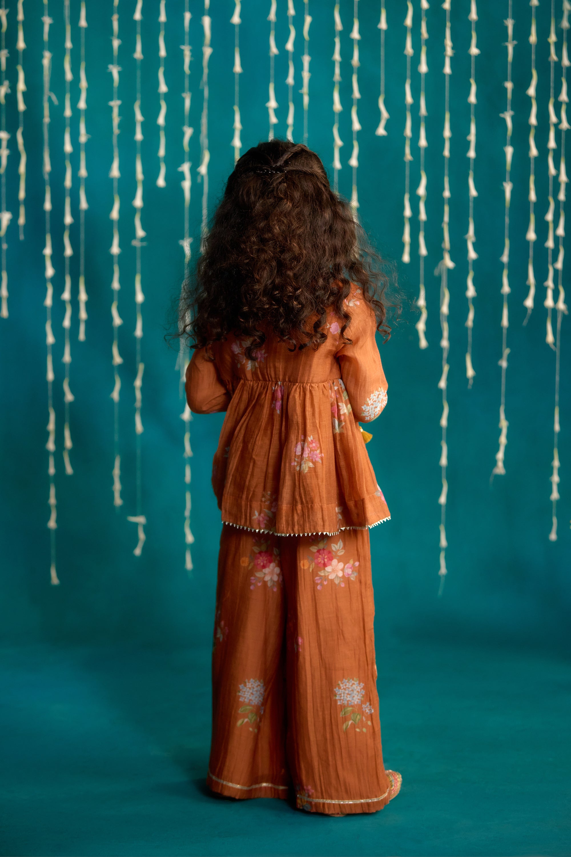 Kesar Chittthi Peplum Set