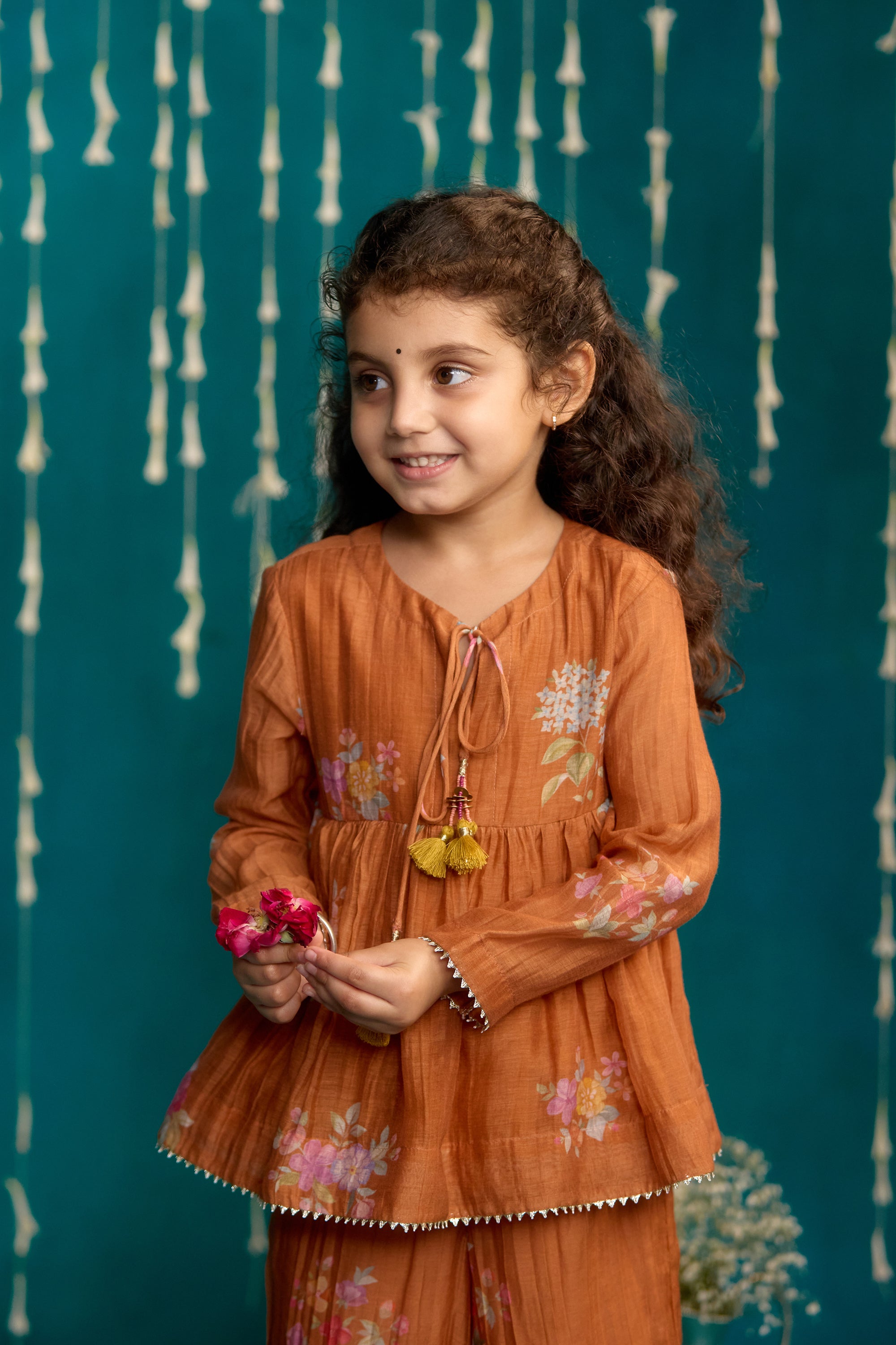 Kesar Chittthi Peplum Set