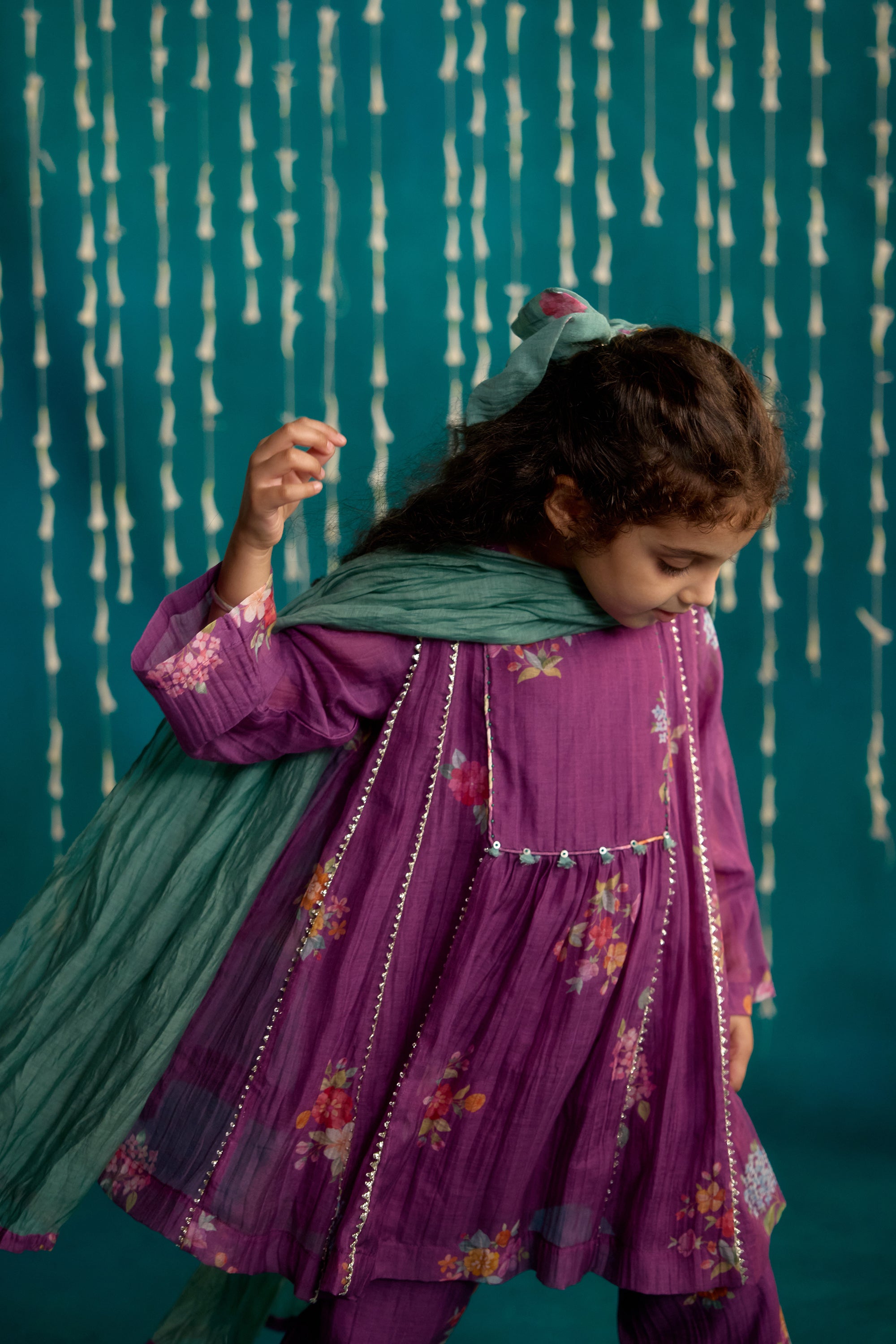 Jaamun Chitthi Flared Kurta Set