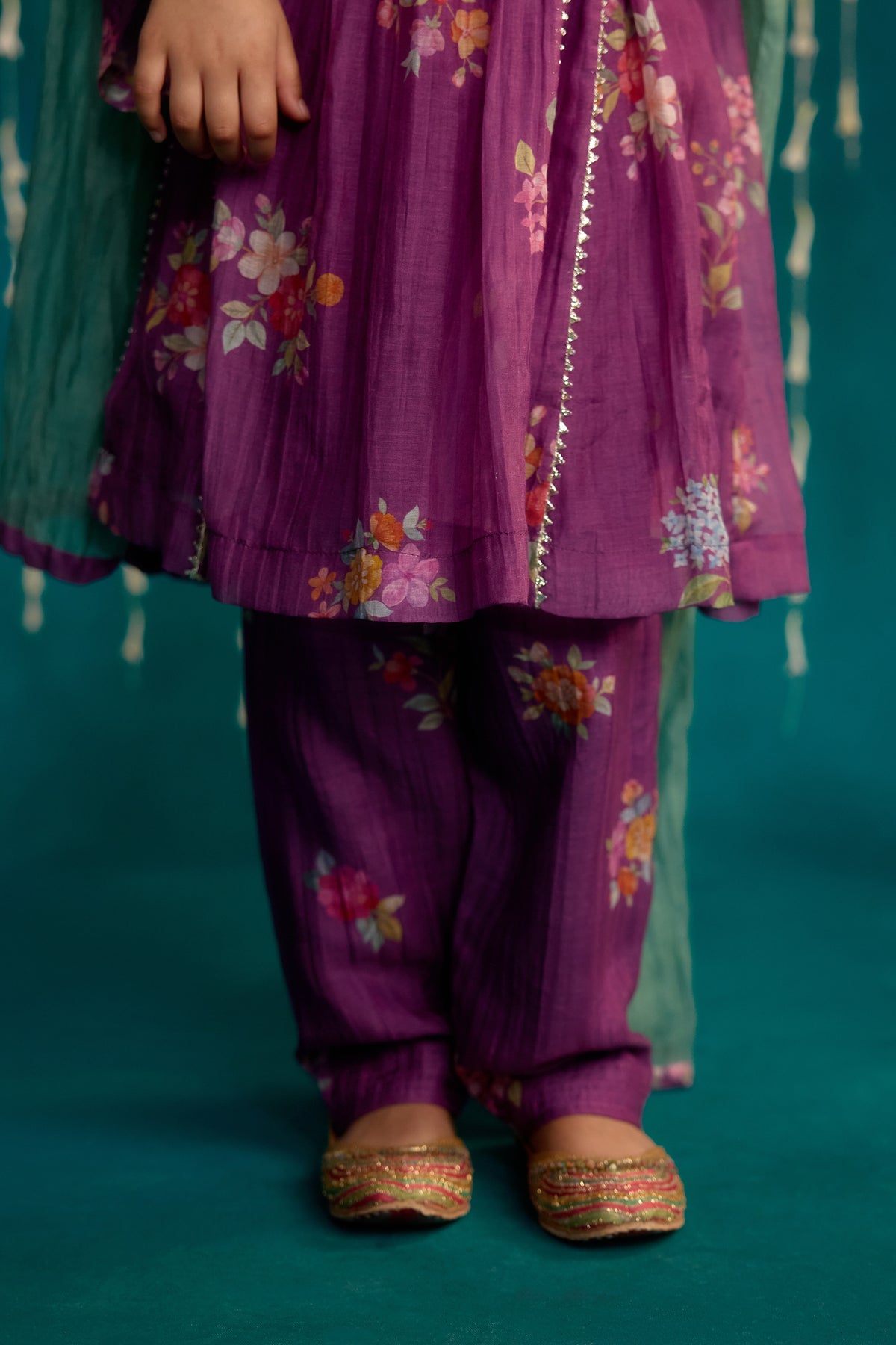 Jaamun Chitthi Flared Kurta Set