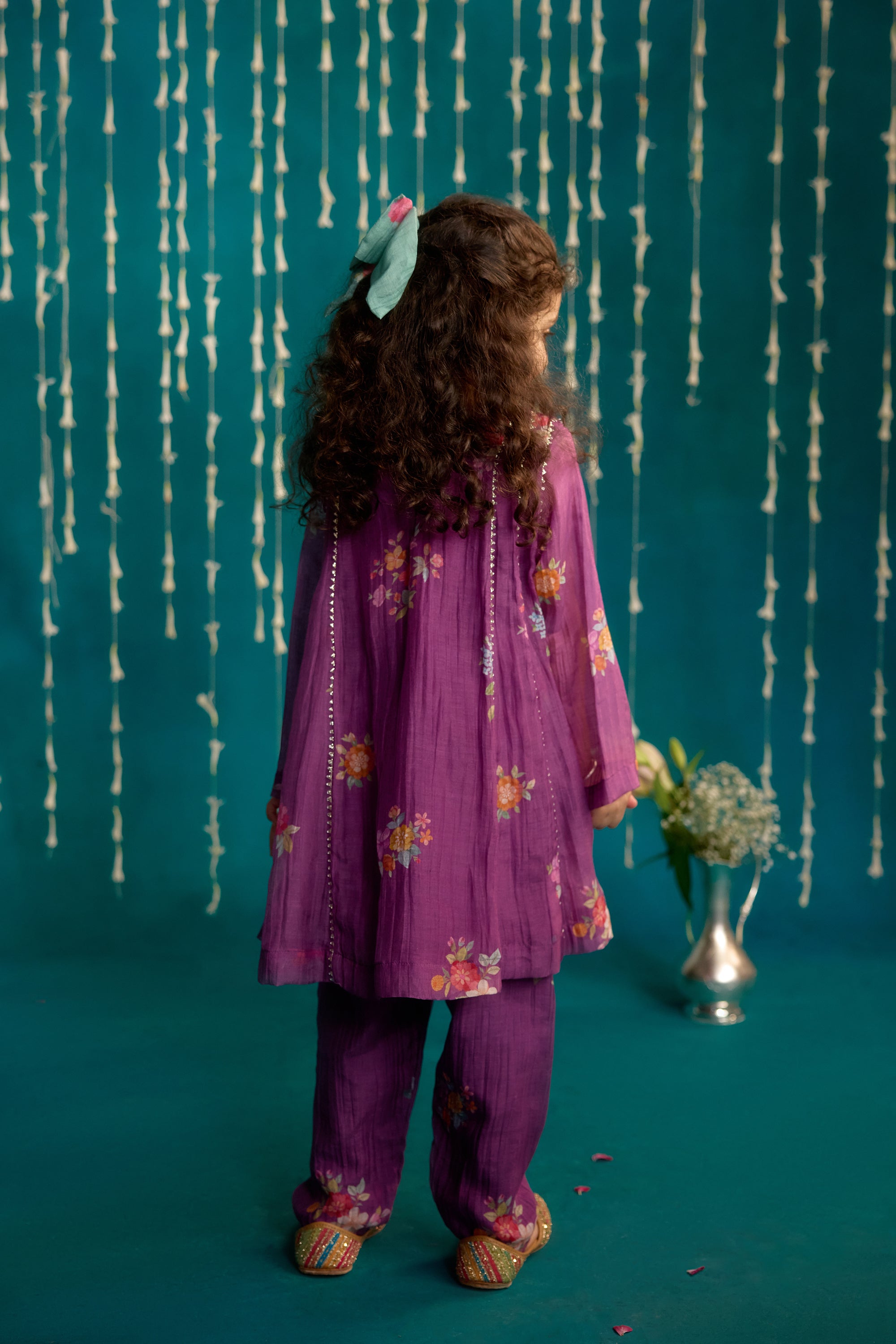 Jaamun Chitthi Flared Kurta Set