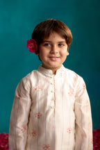 Neembu Chitthi Flared Kurta Set