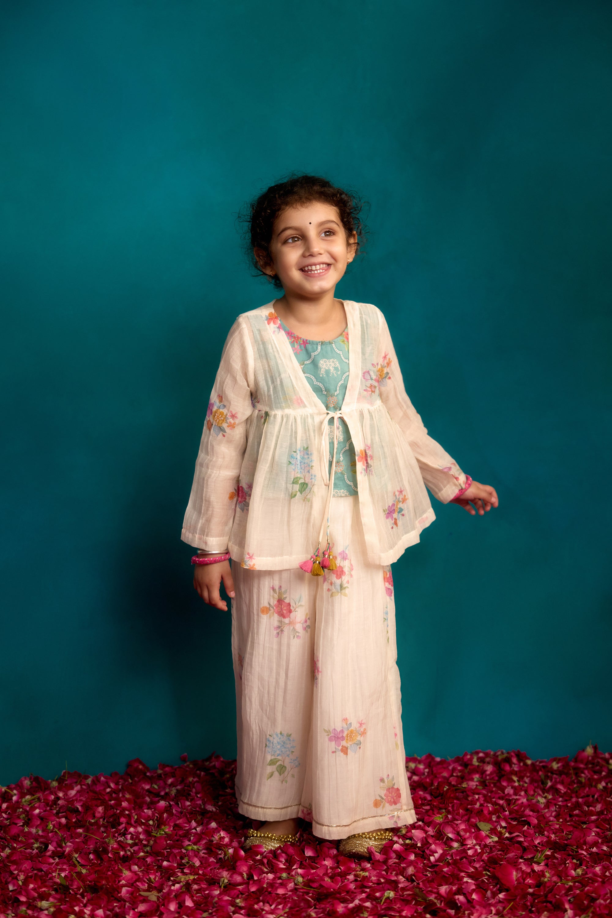 Naariyal Chitthi Peplum Set