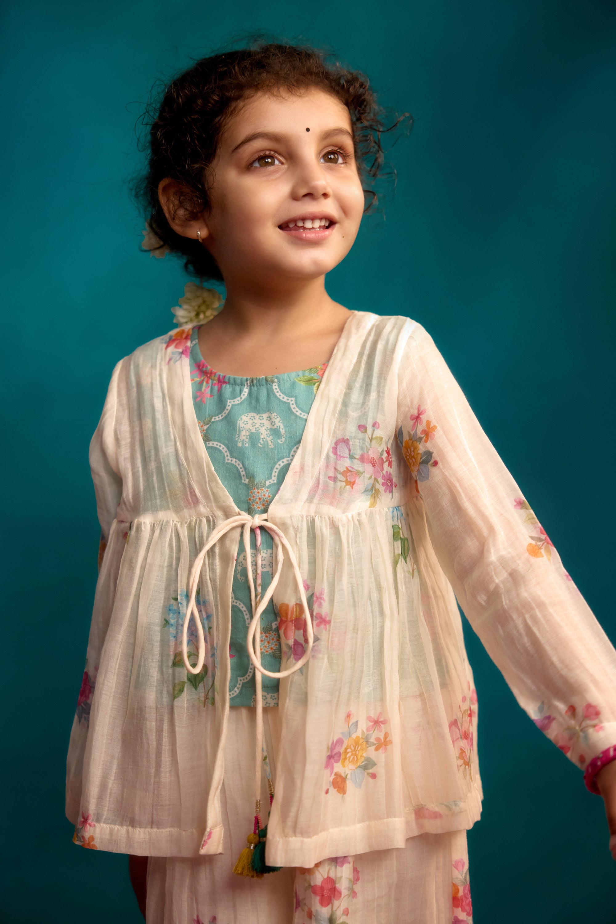 Naariyal Chitthi Peplum Set