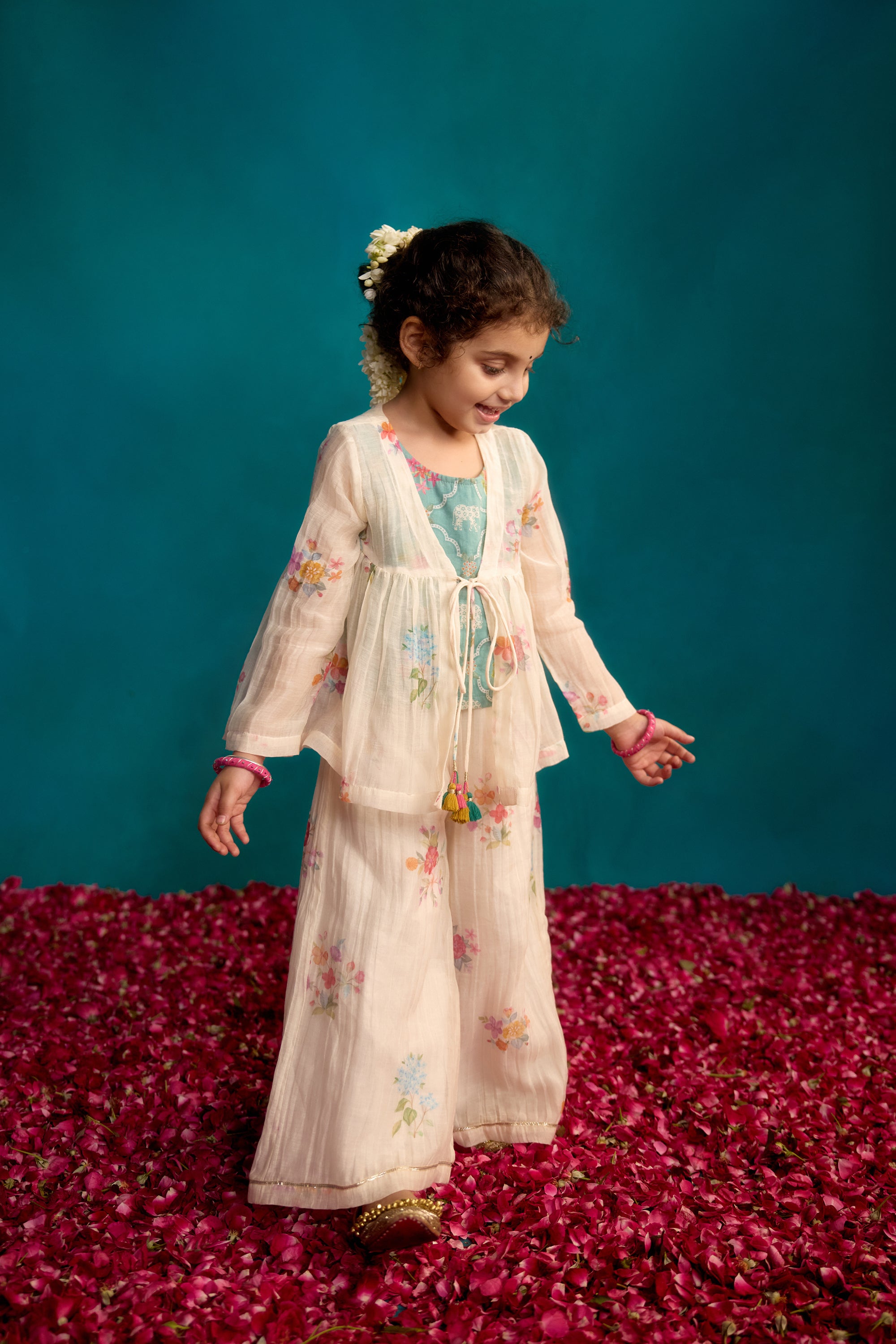 Naariyal Chitthi Peplum Set