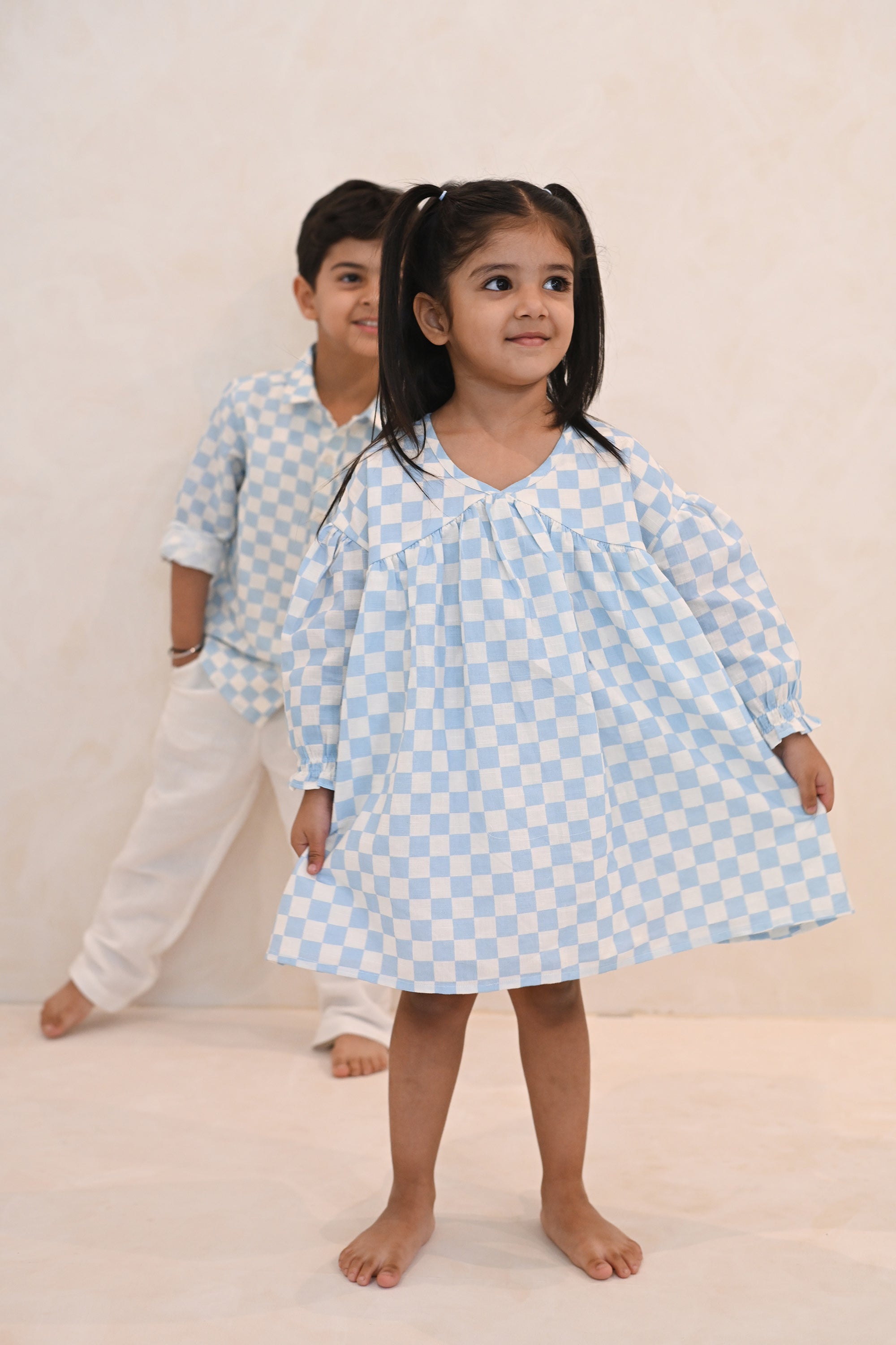 Mila Dress - Sky