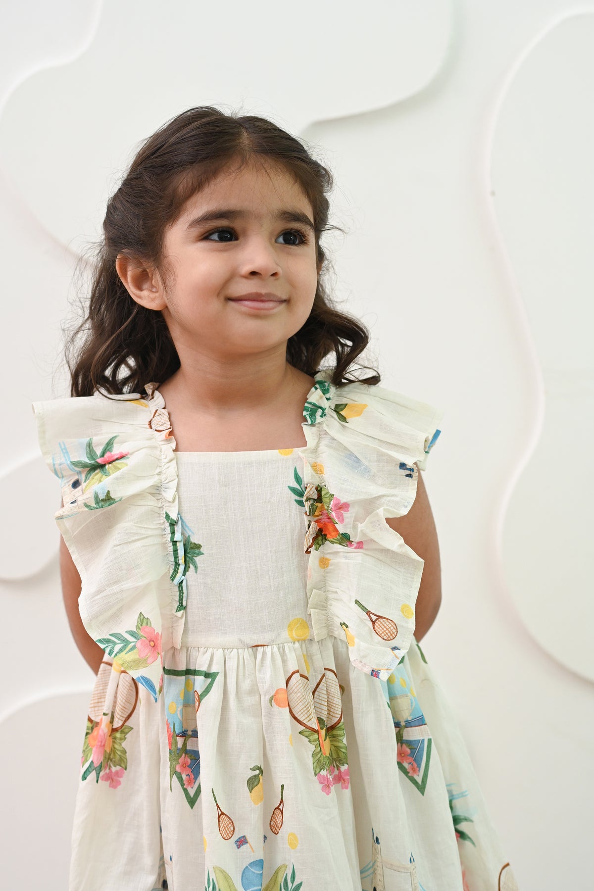 Evonne Dress - Court White