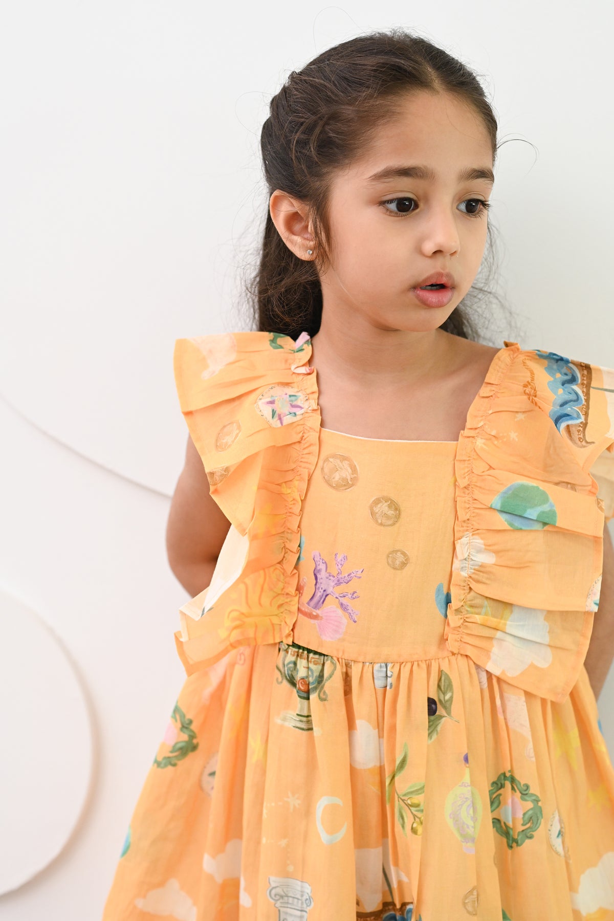 Aella Dress - Pimm's orange