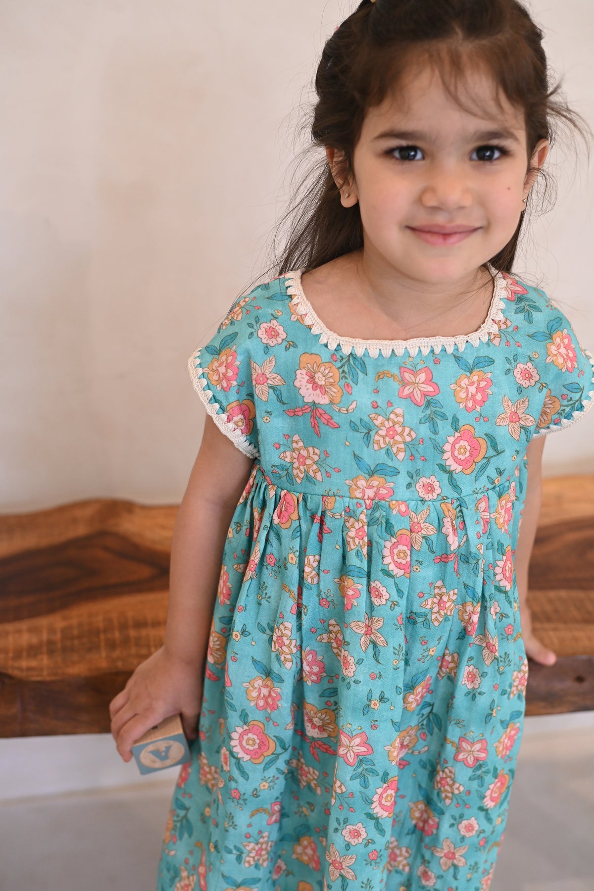 Freja Dress - Blush Aqua