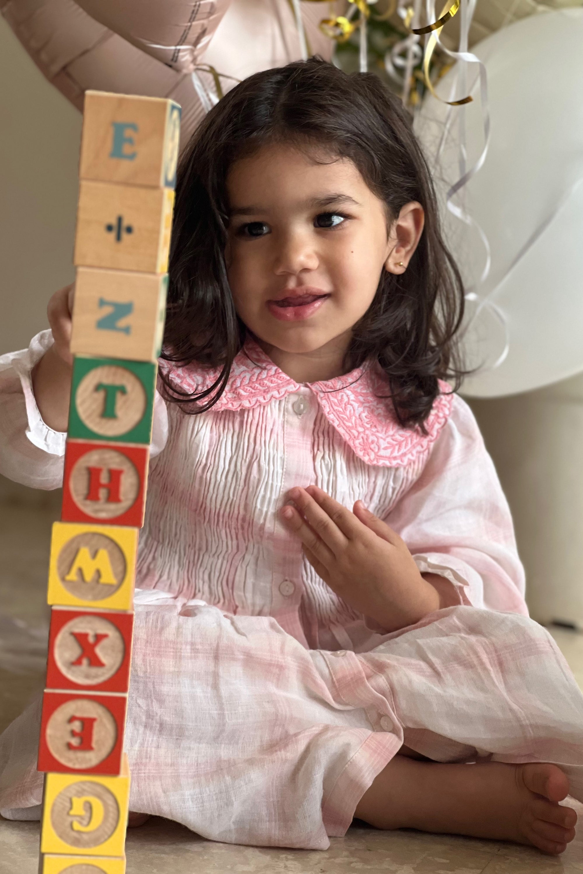 Bonjour Smocked Dress - Linen