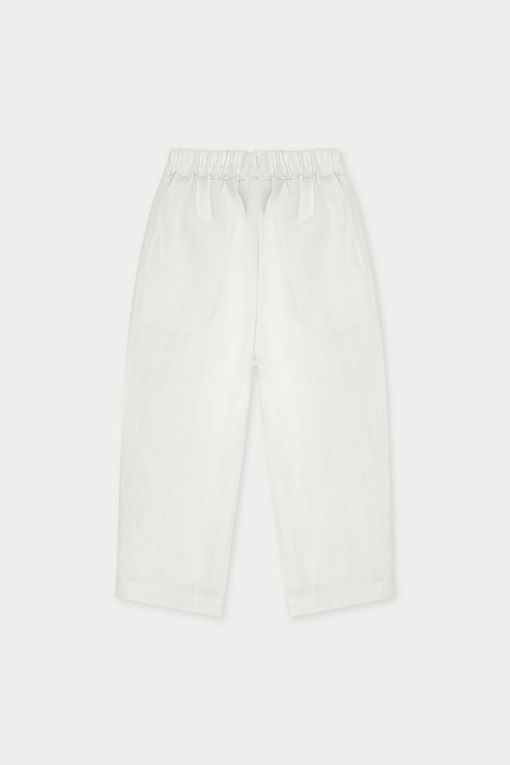 Liam Trouser - White Linen