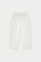 Liam Trouser - White Linen