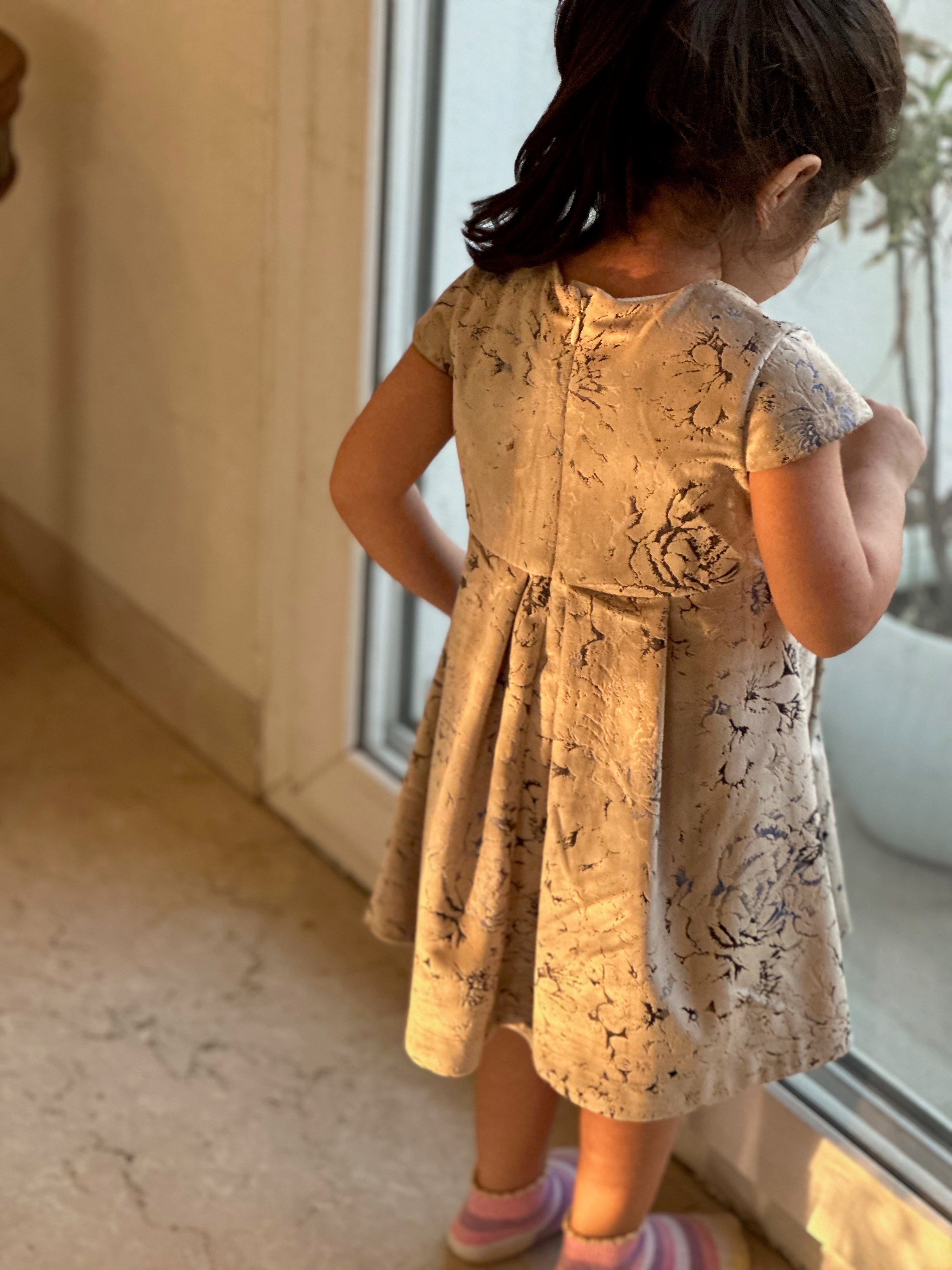 Maple Jacquard Dress