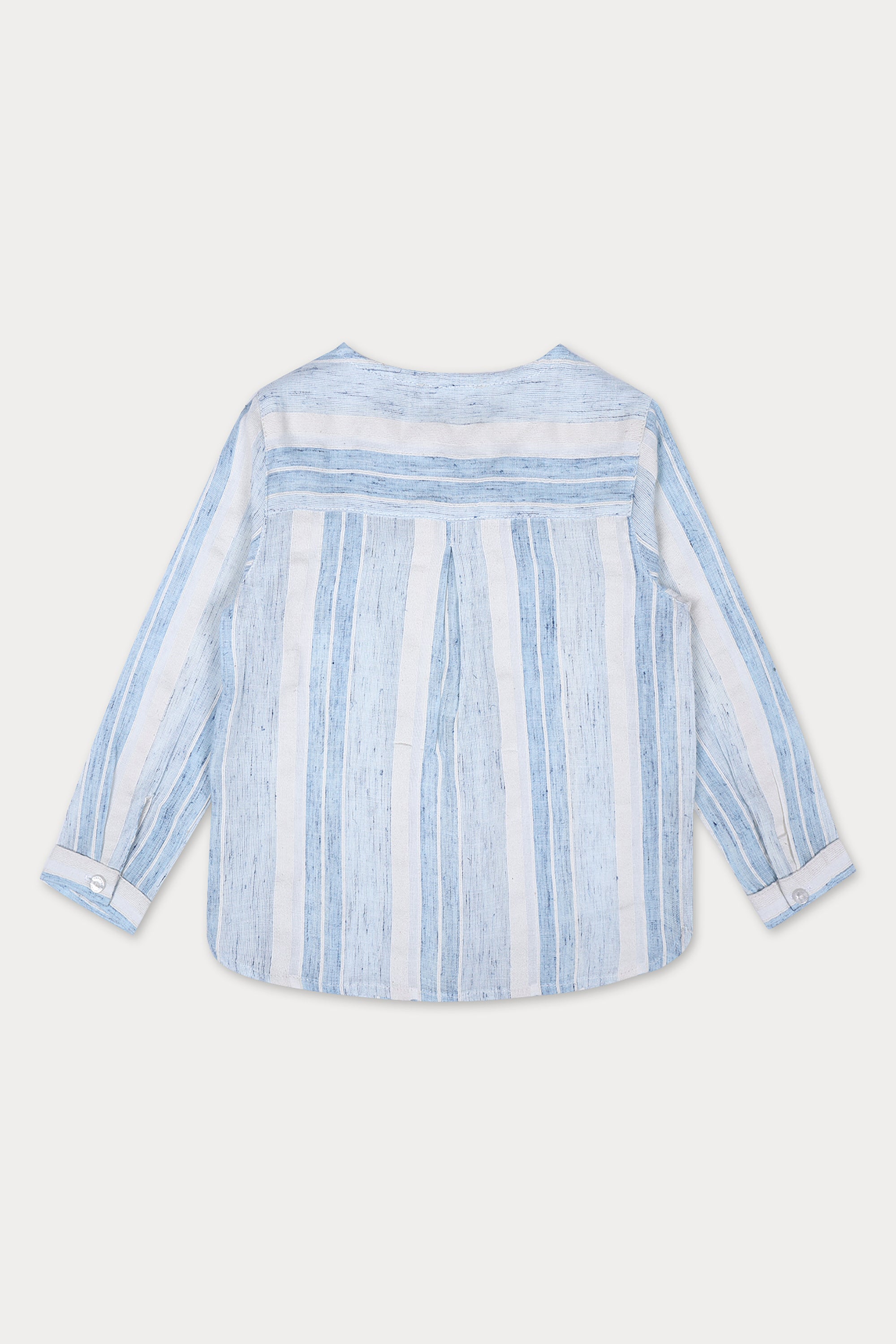 Leo Shirt- Blue Stripe
