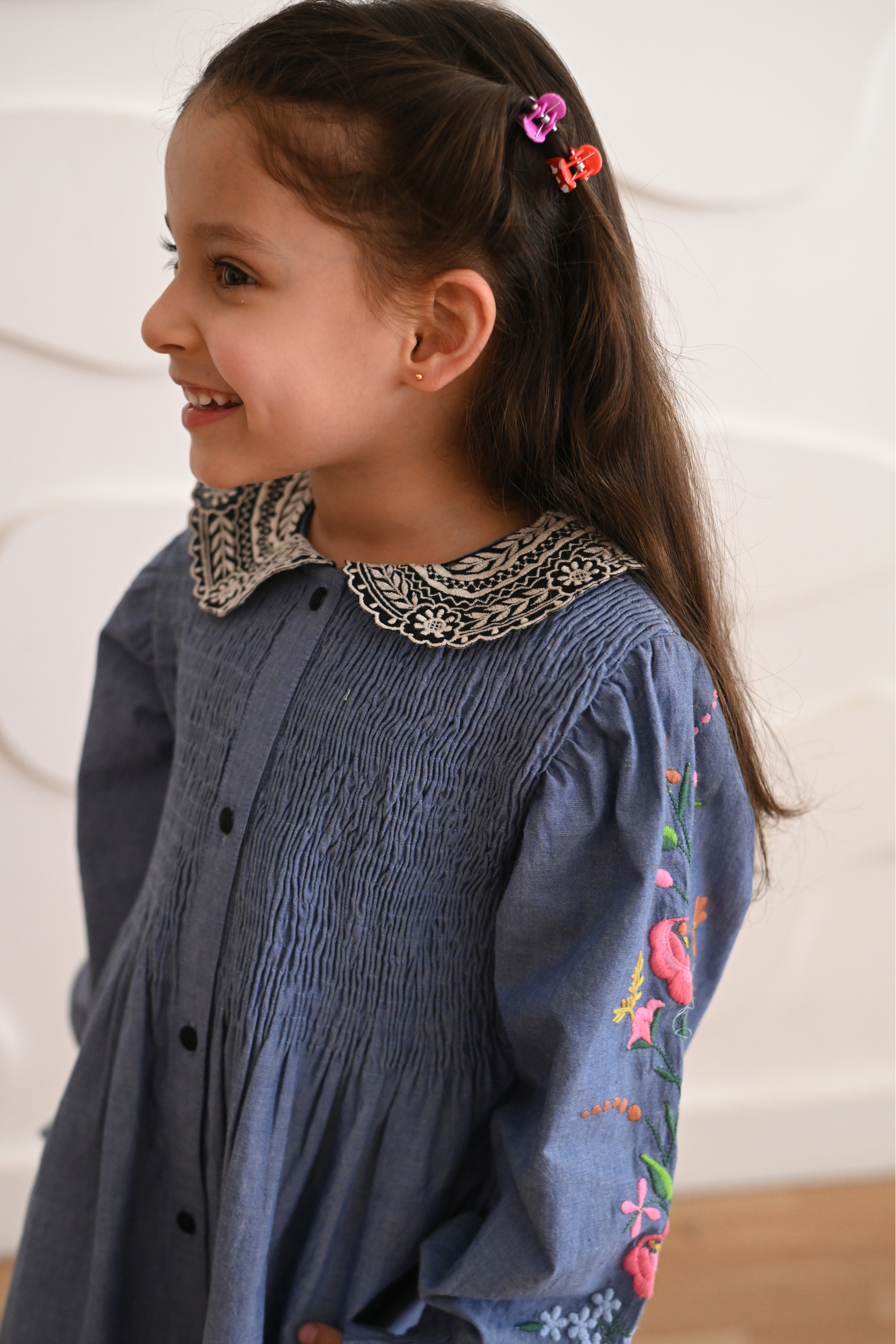 Louise Dress - Denim
