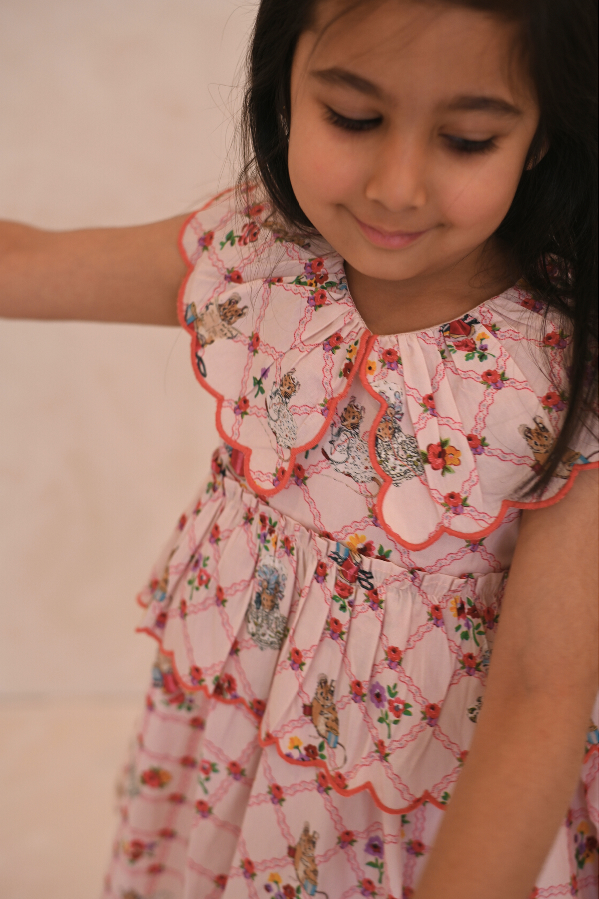 Faye Dress - Pink Hopper