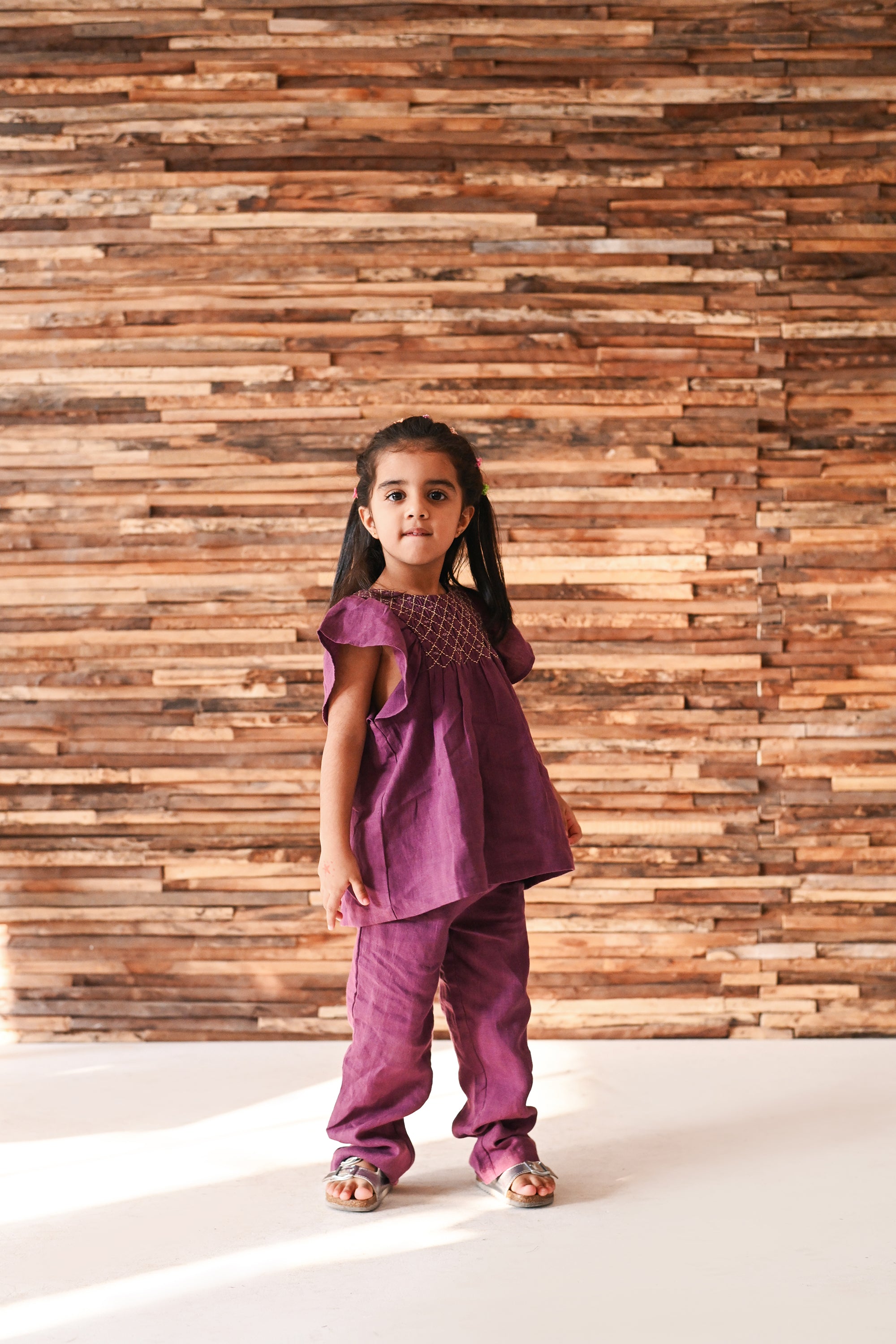 Penelope Handsmocked Set - Ikat