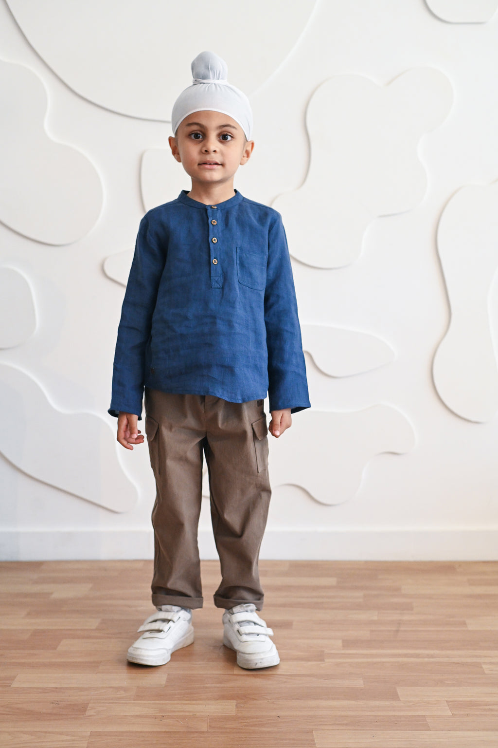 Como Linen Shirt- Blue