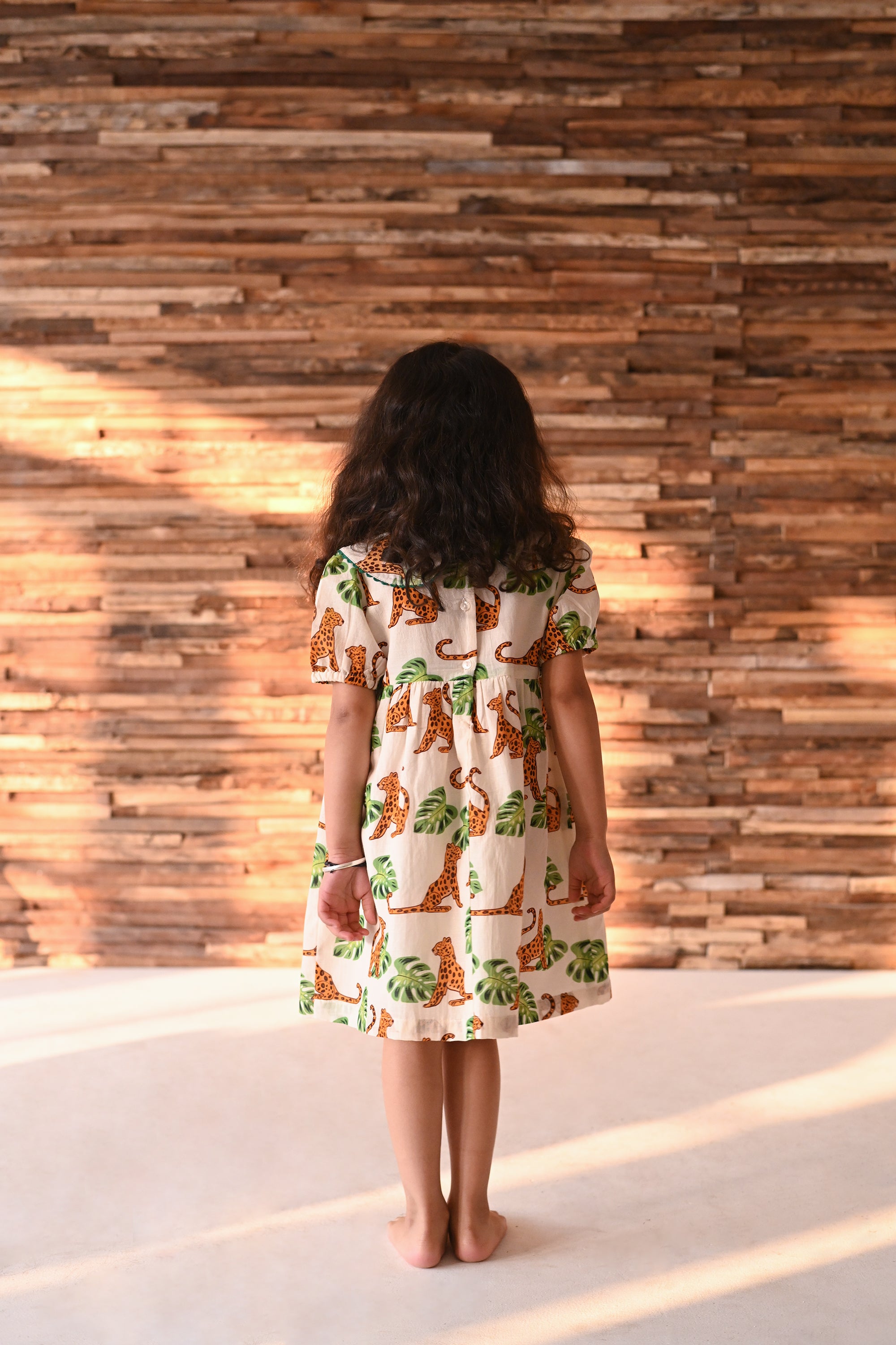 Nottens leo dress - White