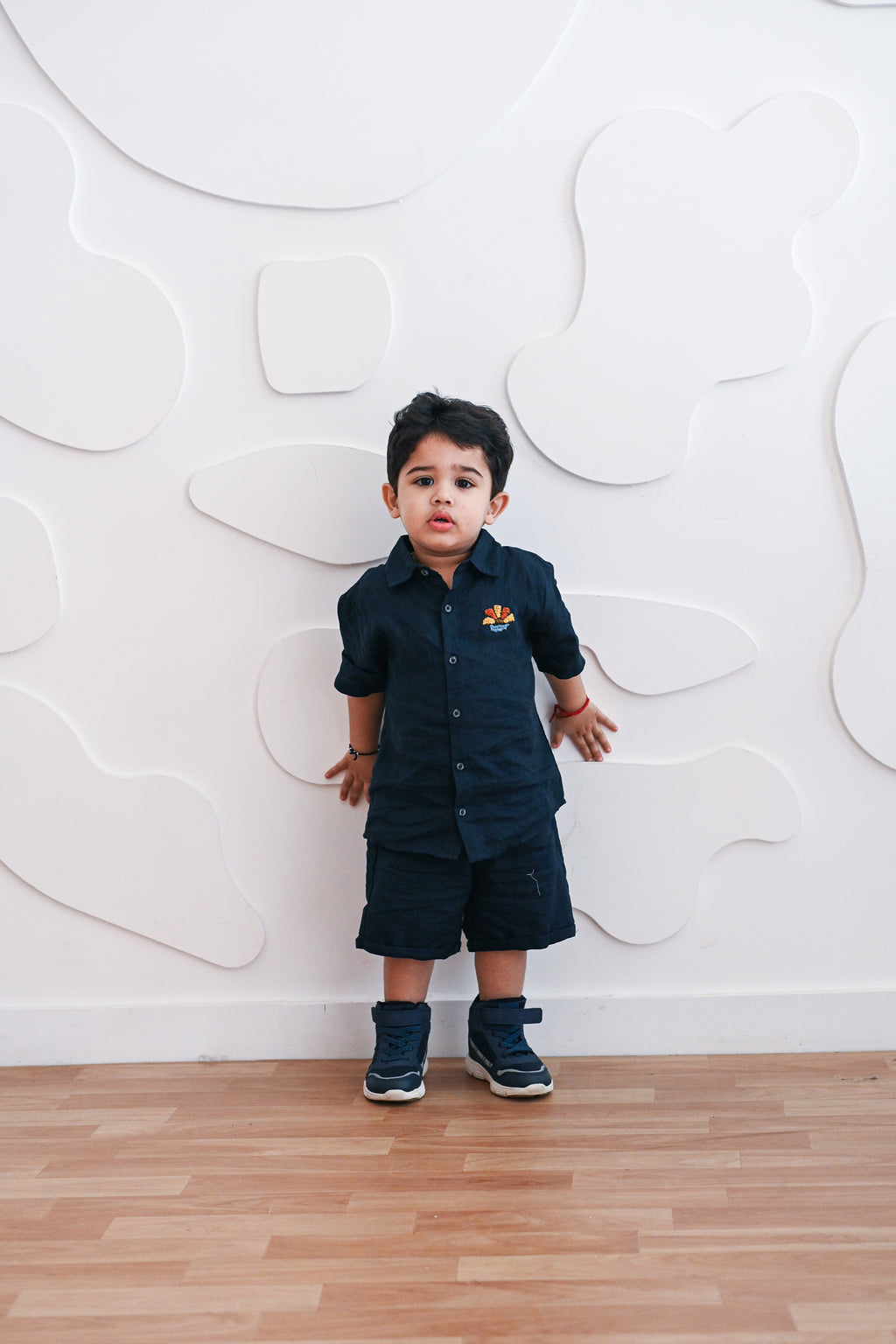 Navy Linen Set