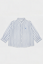Leo Linen Shirt- Tricot Stripe