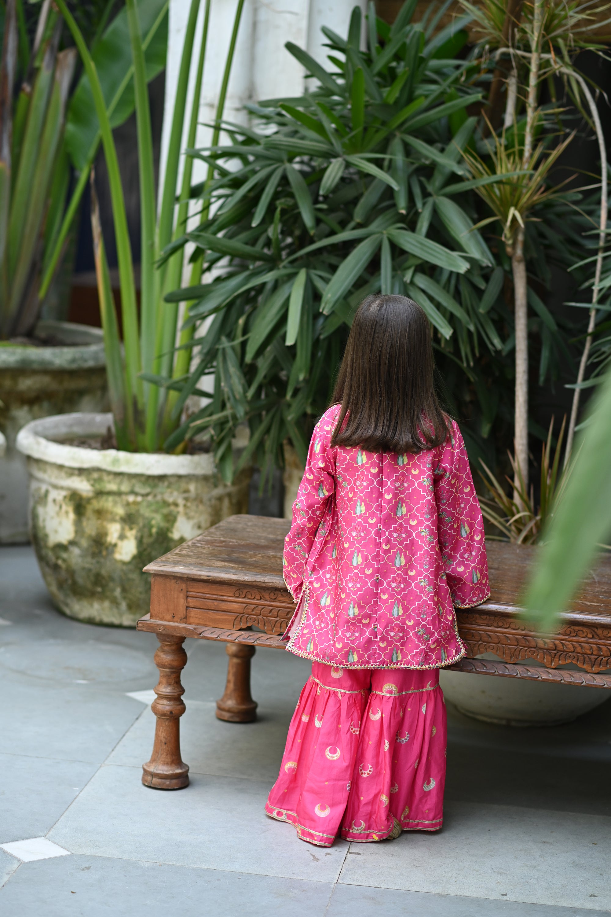 Shanzeh Sharara Set - Pink Periyaar 0r Pink Chand