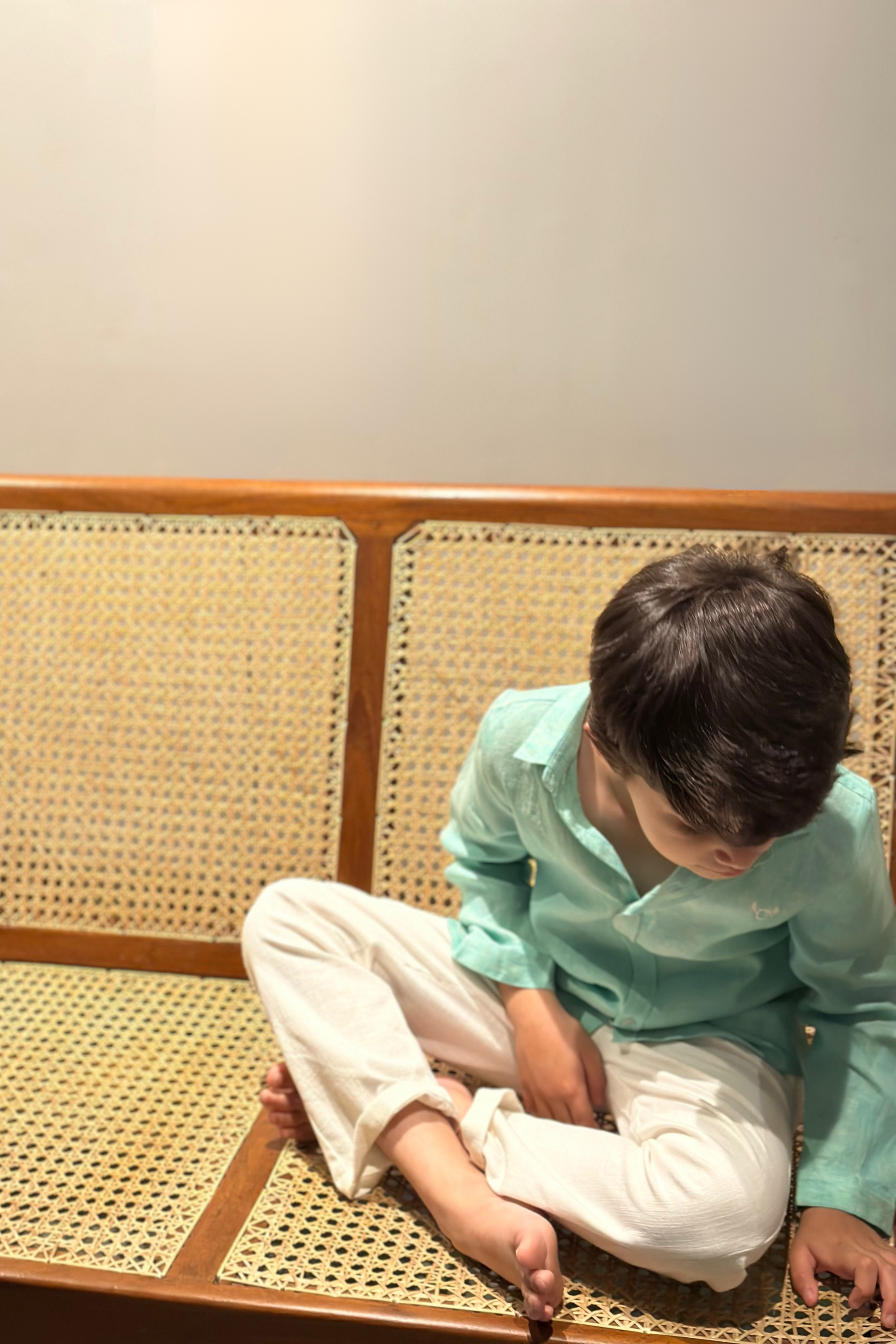Andre Linen Shirt- Aquamarine