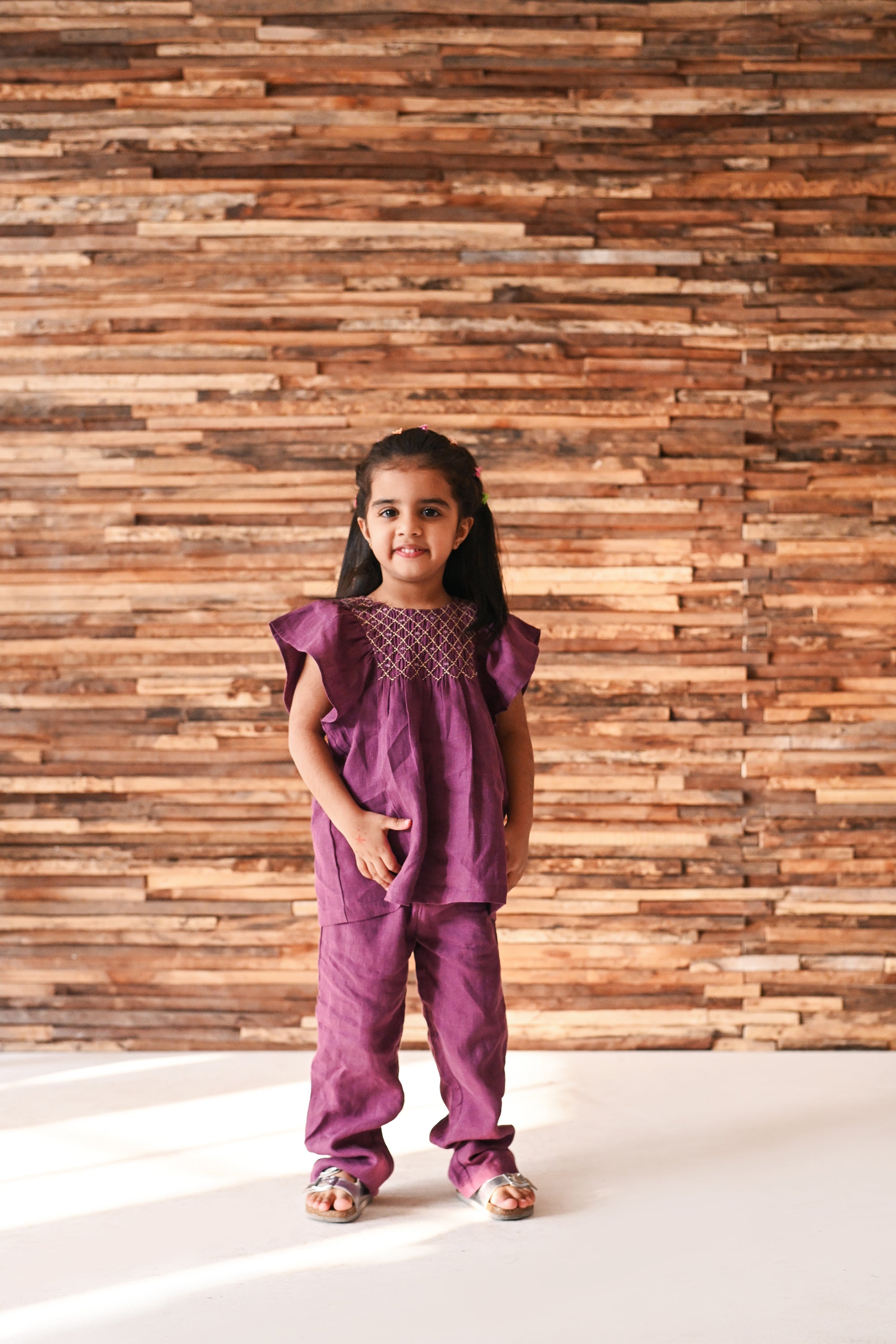 Penelope Handsmocked Set - Ikat