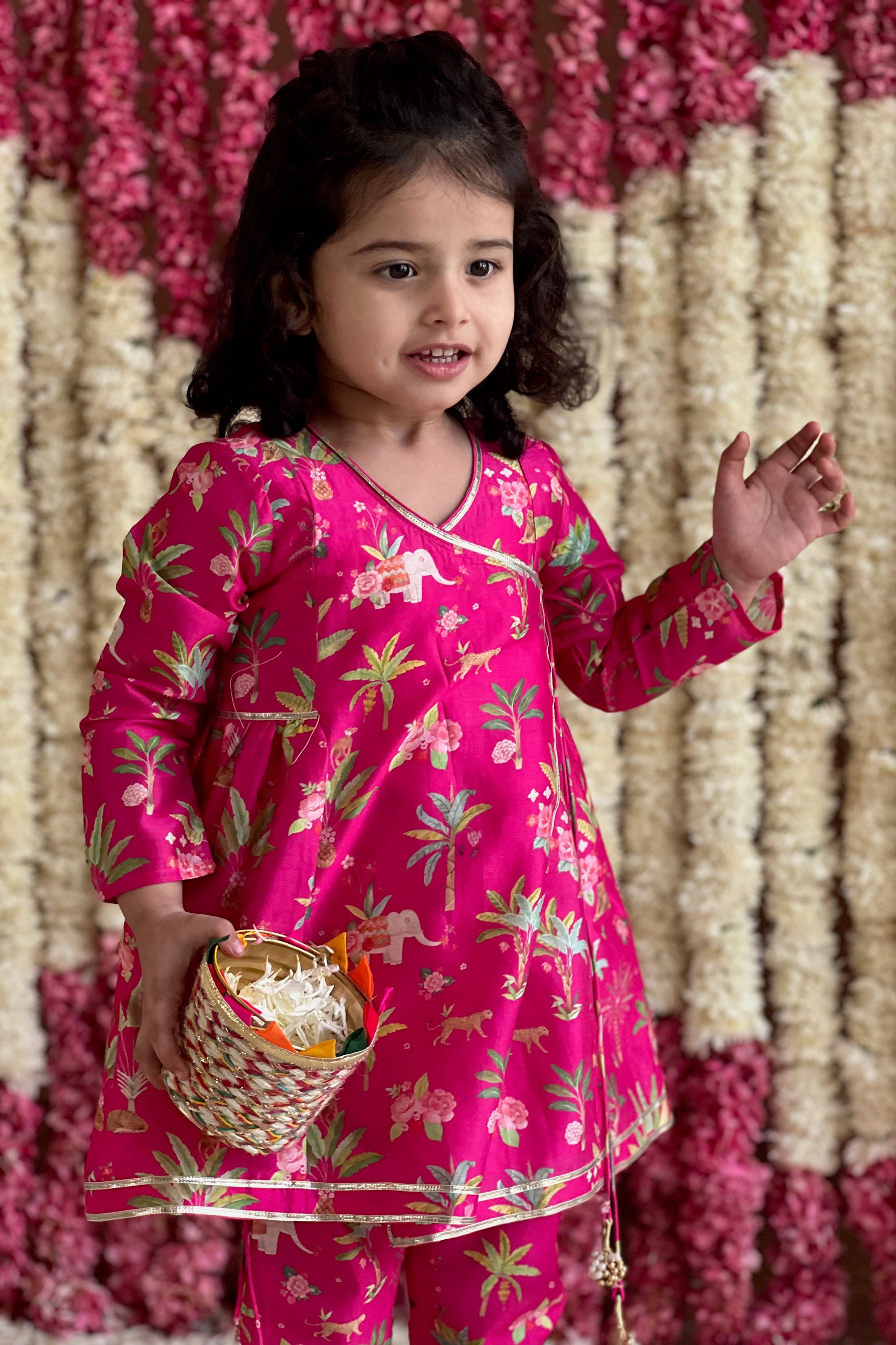 Amrit Sharara  Set - Fushia Sher Bagh